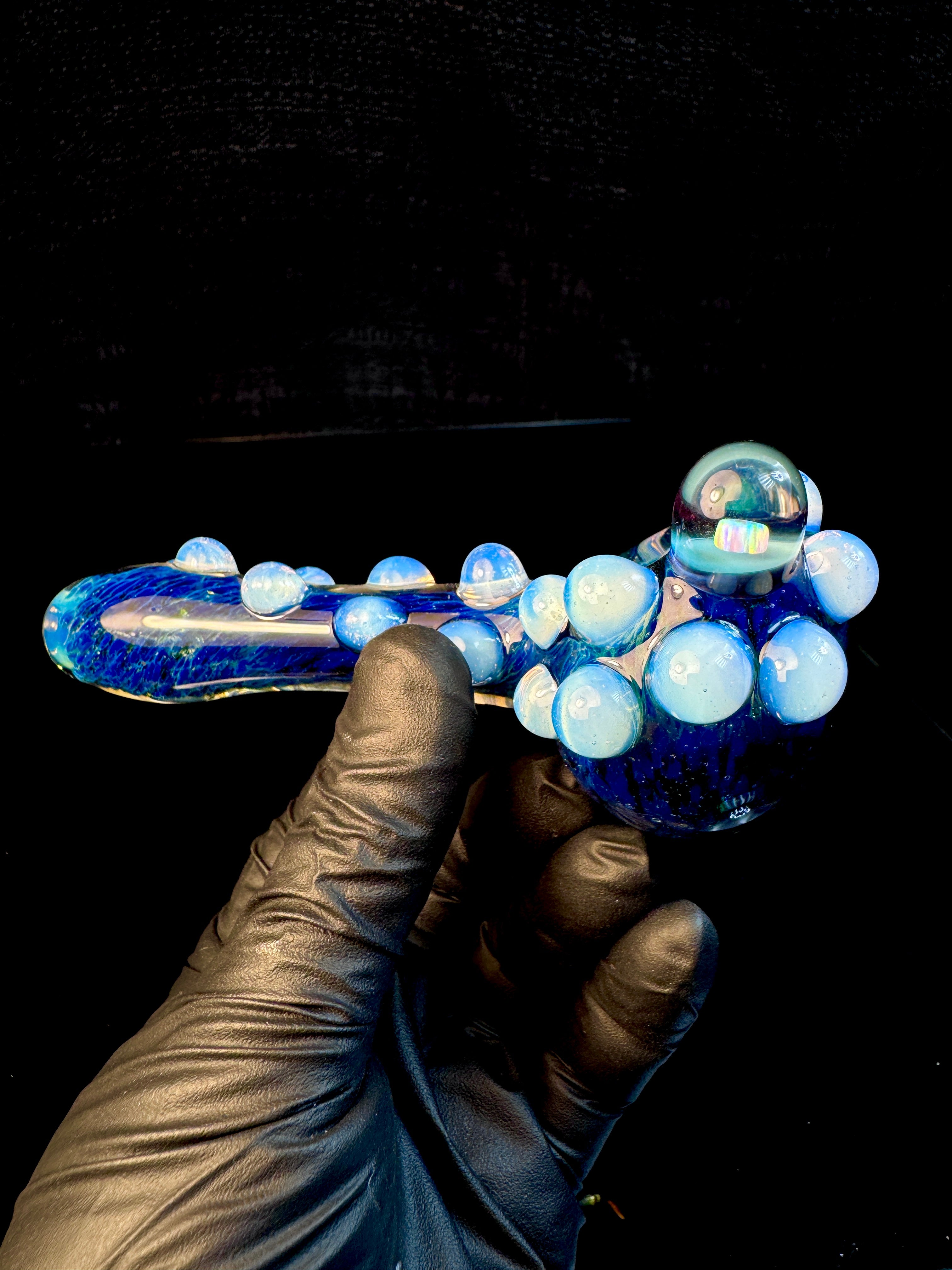 Blue green x Secret white Opal pipe
