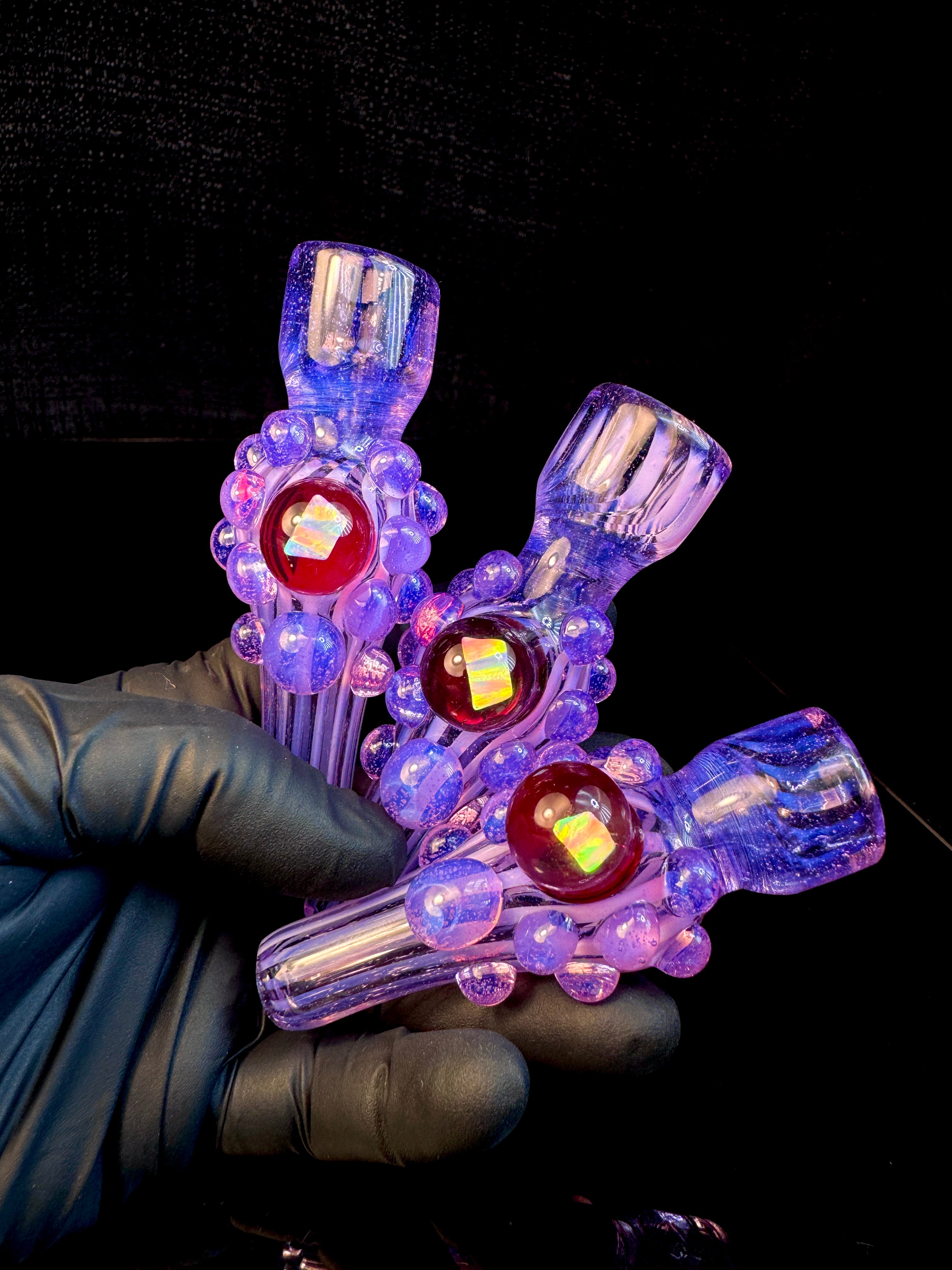 Pink slyme pinstripss opal chillum