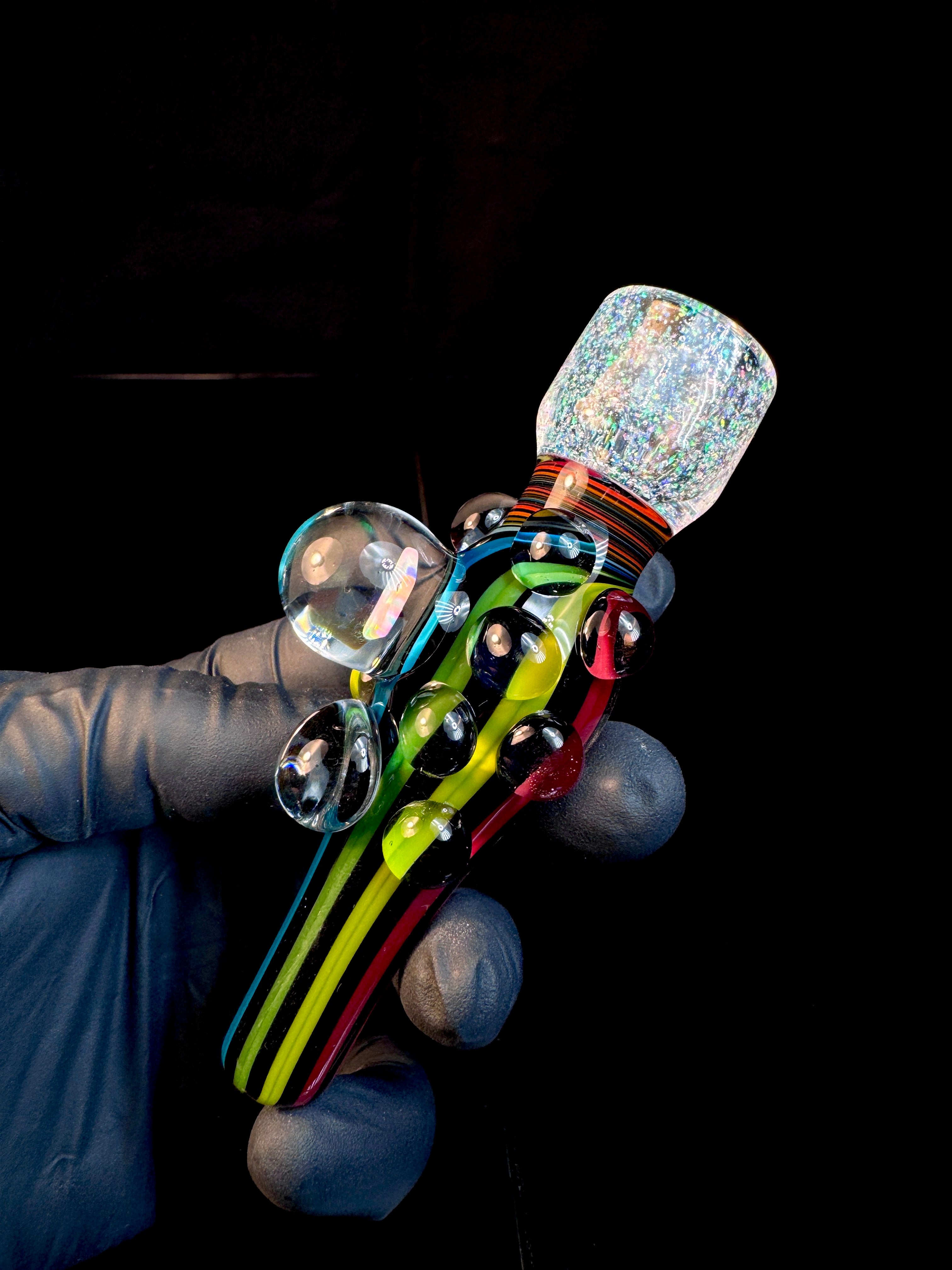 Black Rainbow x Lumenescent Cropal Chillum