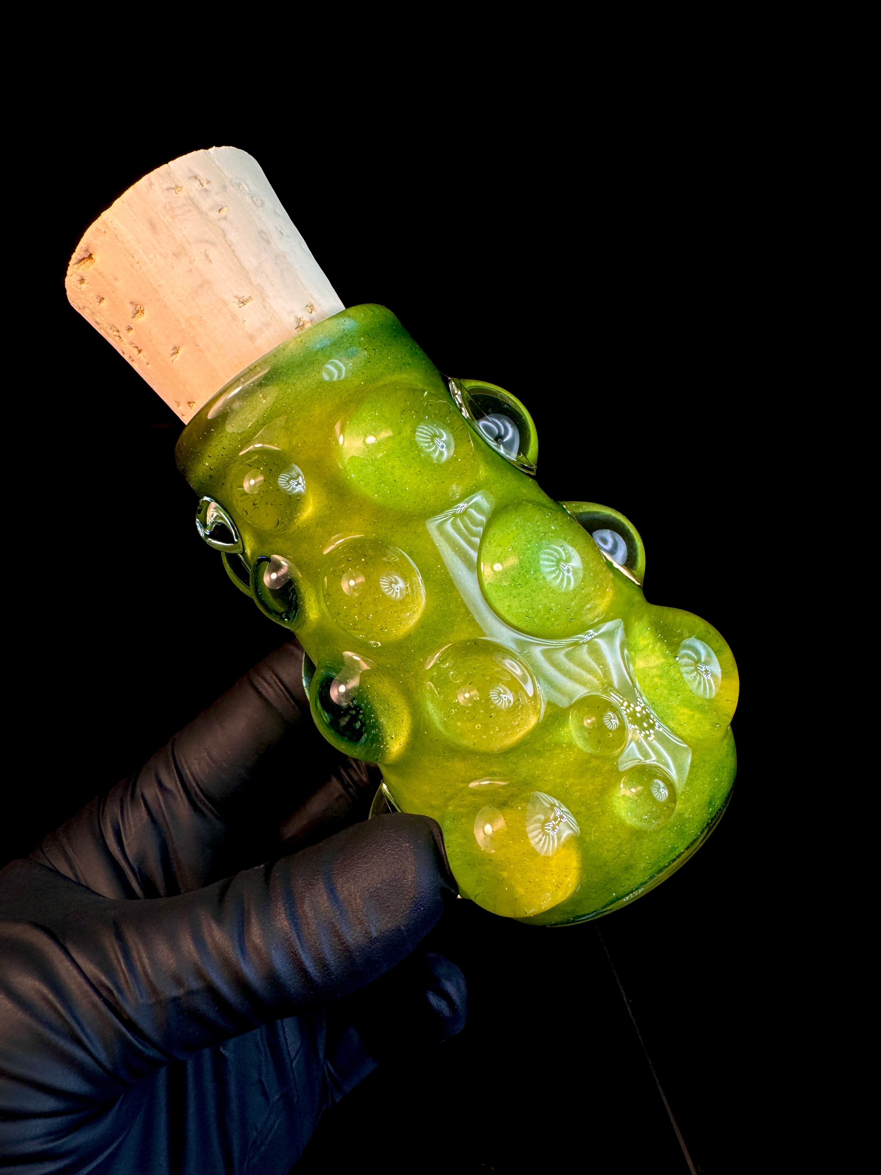 XL Dandelion flat bottom nug Jar