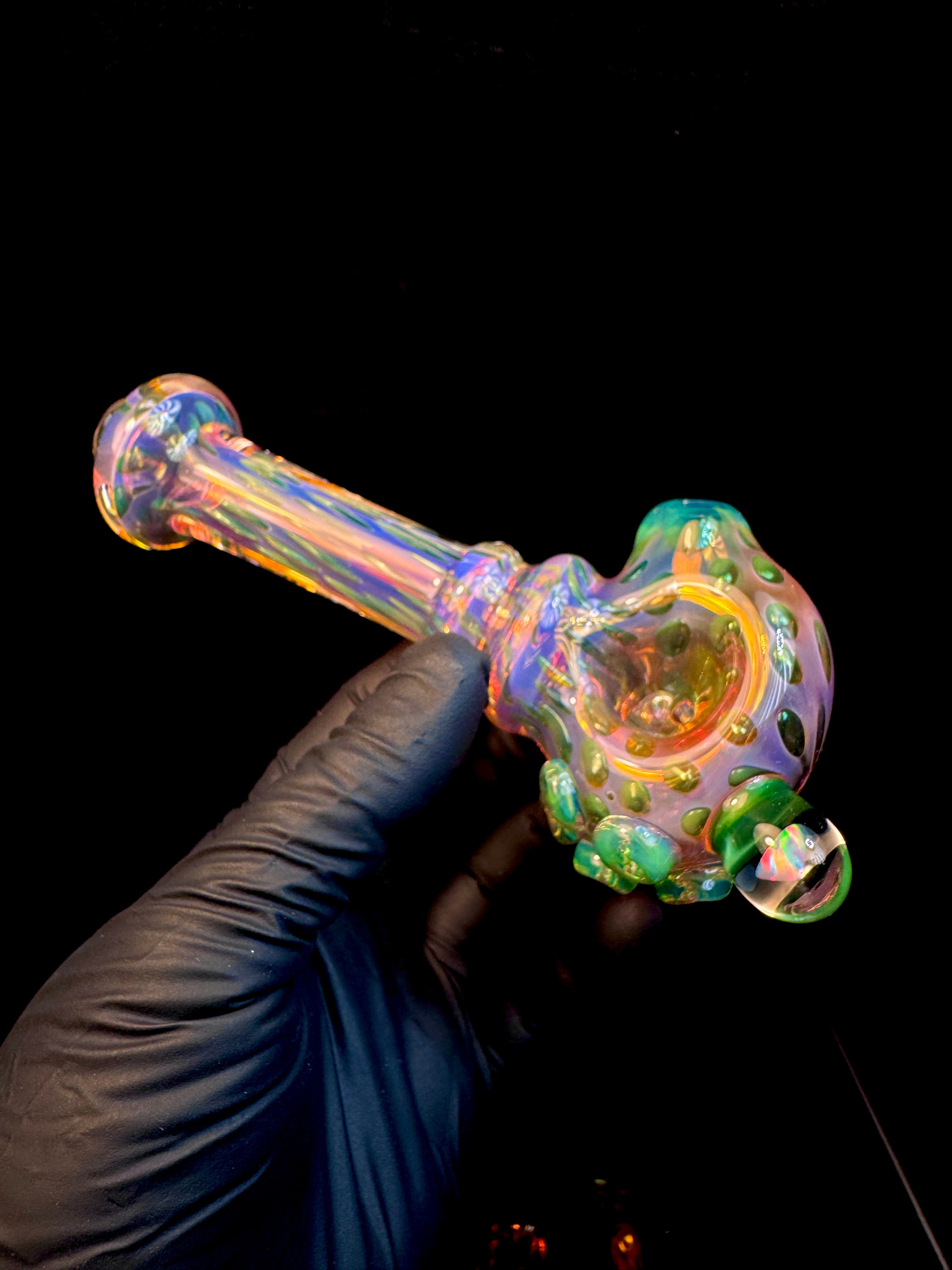 Gold Fume opal spoon x Dense slyme