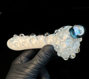Icy white cropal spoon