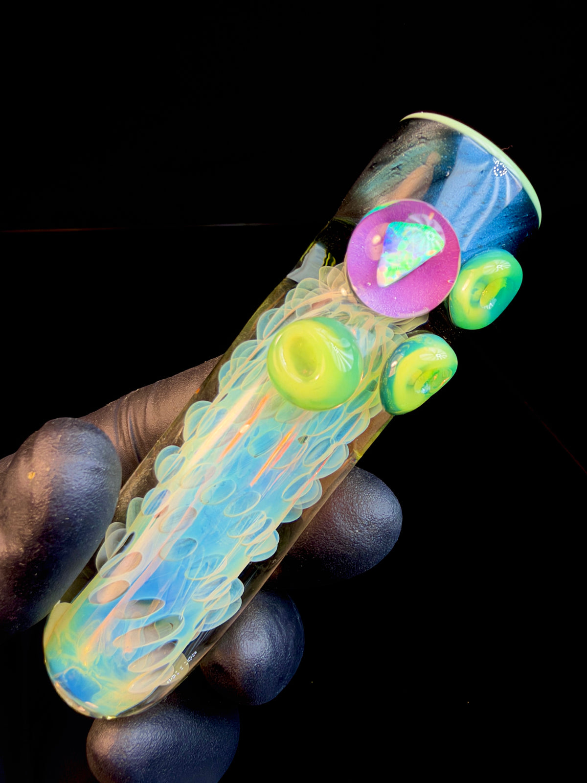 Fumed opal brickhouse chillum