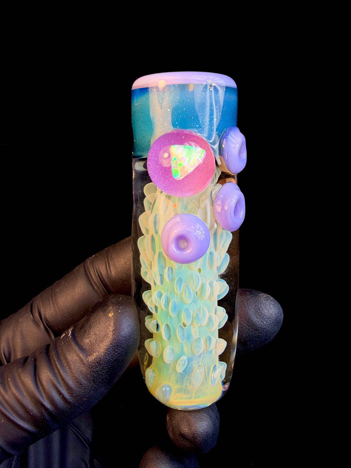 Fumed opal brickhouse chillum