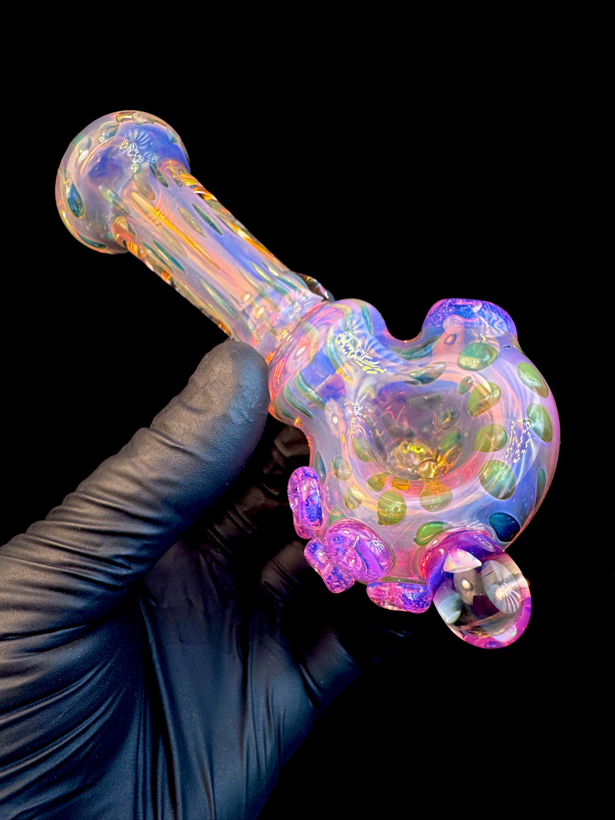 Gold Fume x Pink slyme opal spoon