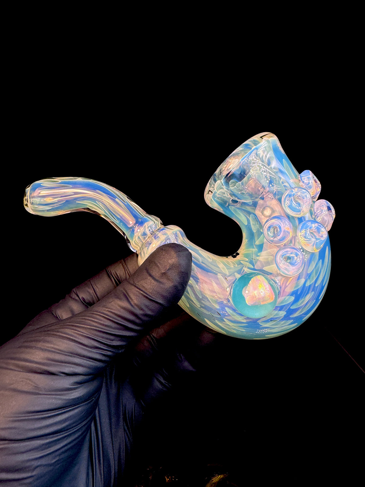 Silver fume x Secret white opal sherlock