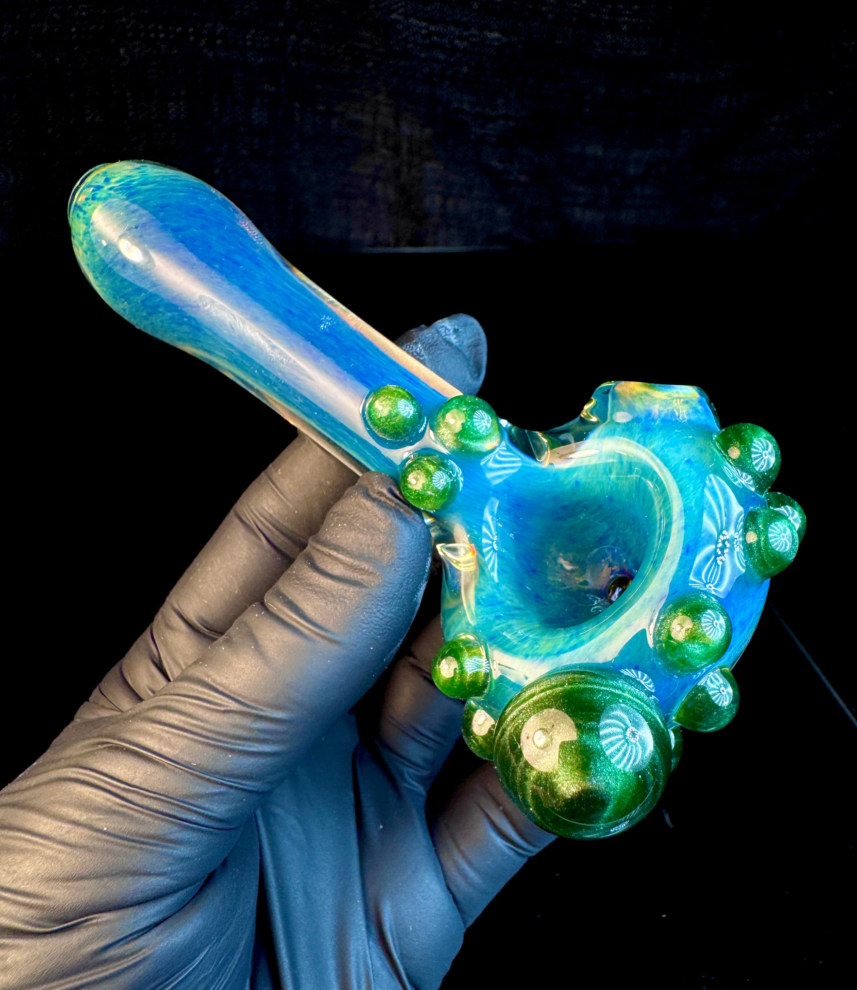 Aqua x green stardust premium dot pipe