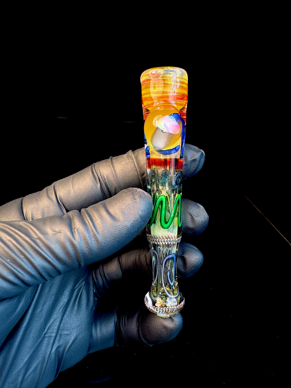 Gold fumed inside out bat