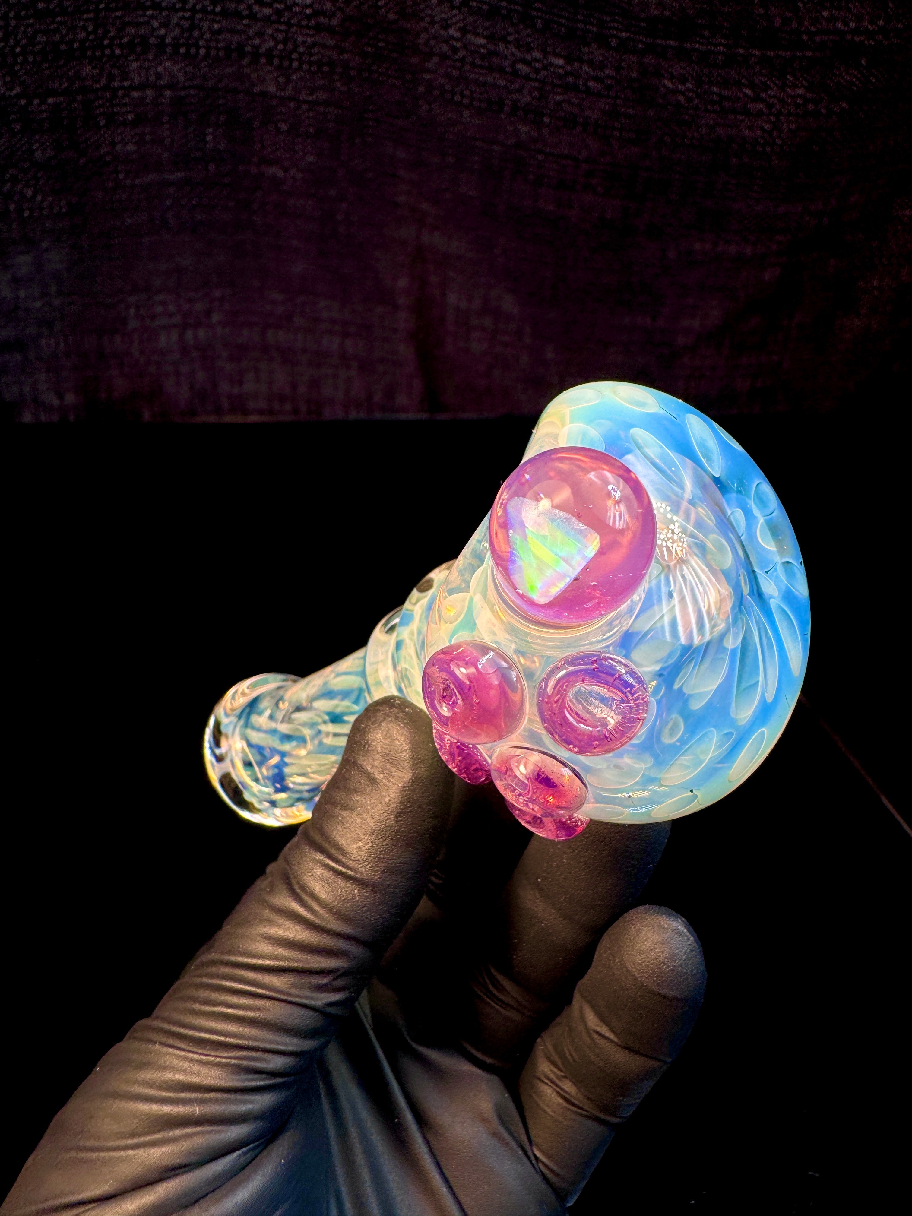 Silver Fume opal spoon x stargazer