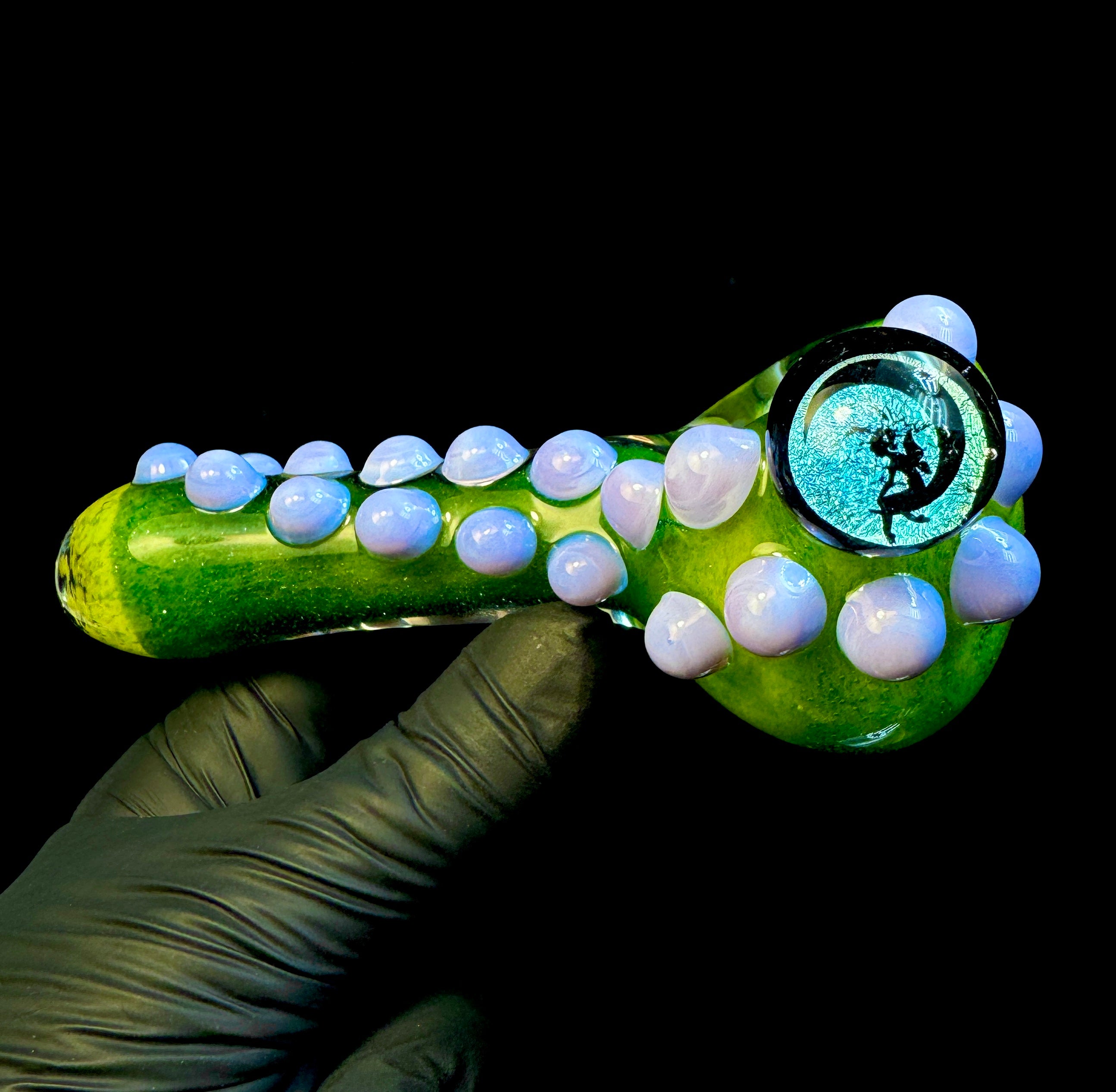 Dichroic dandelion fairy pipe