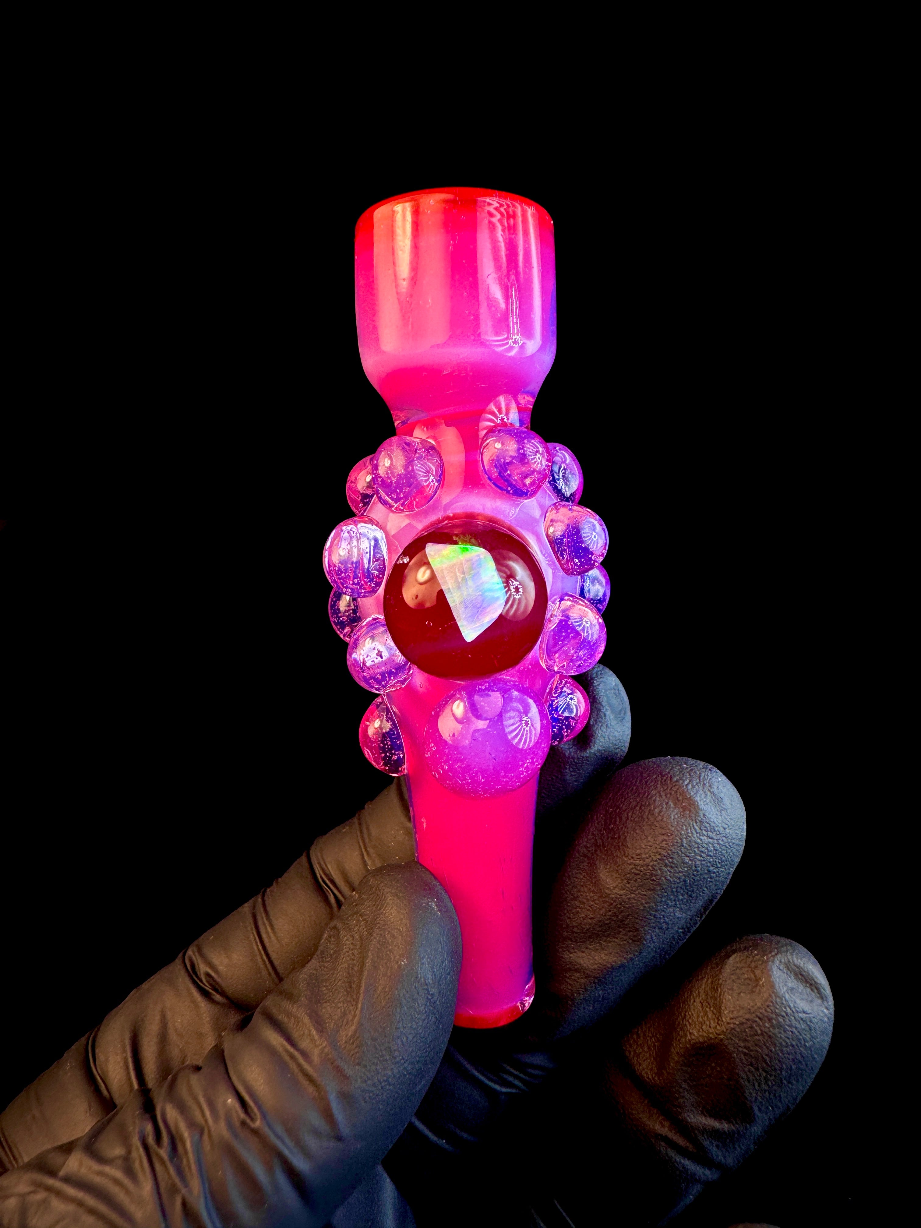 Flamingo opal chillum