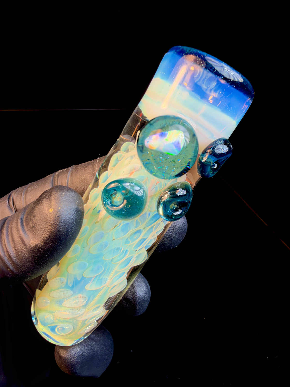 Fumed opal brickhouse chillum