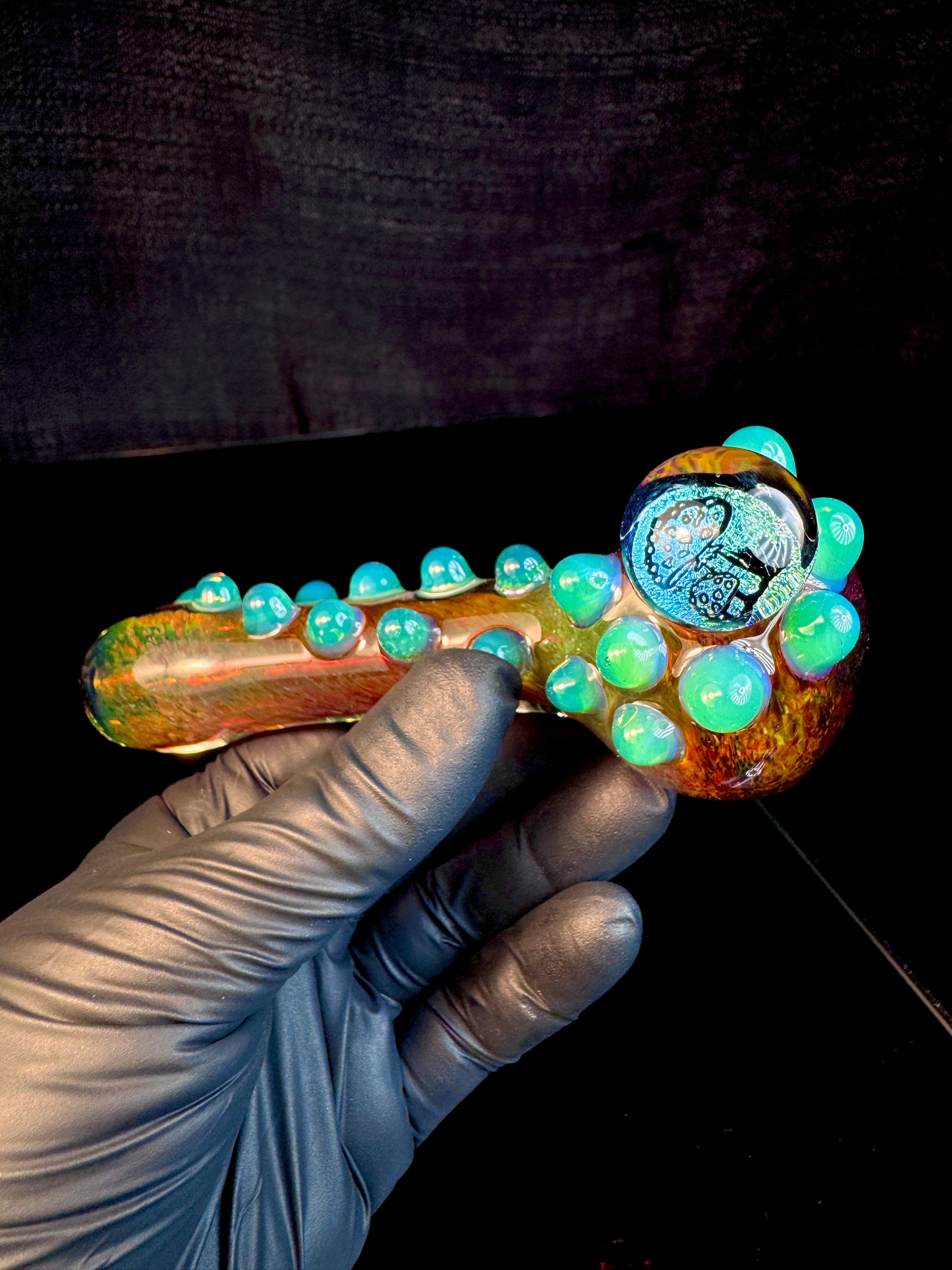 Dichroic mushroom spoon