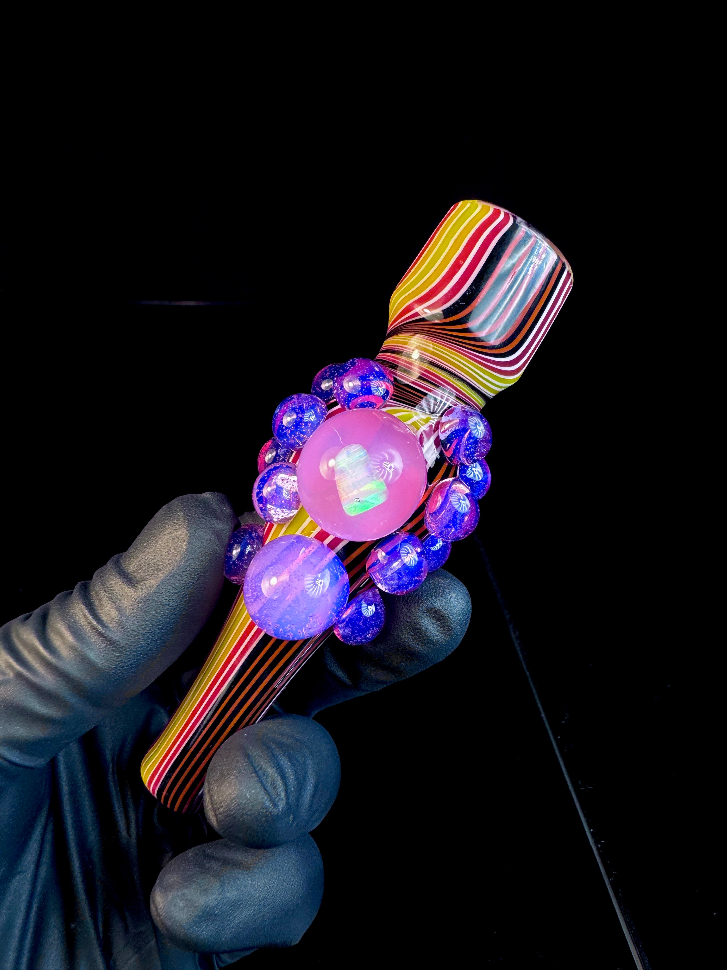 Fire fade opal chillum