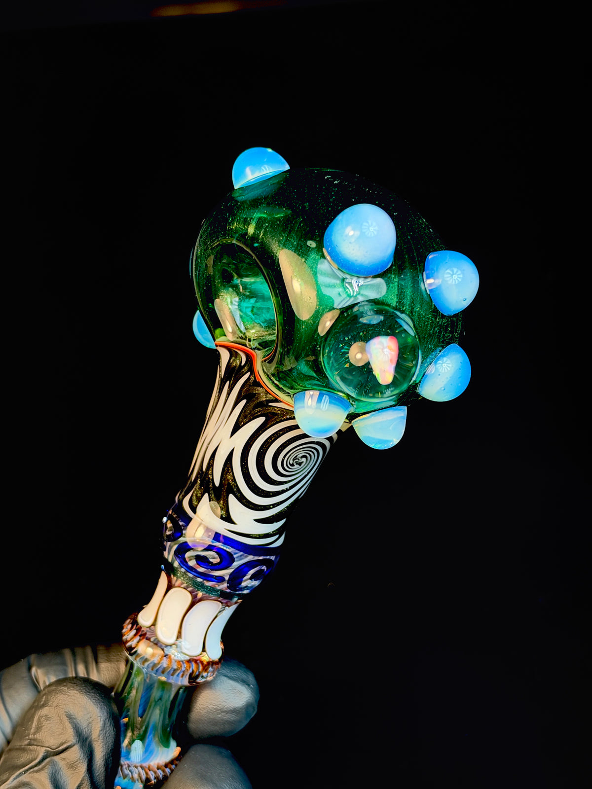 Green/beetlejuice wigwag spoon