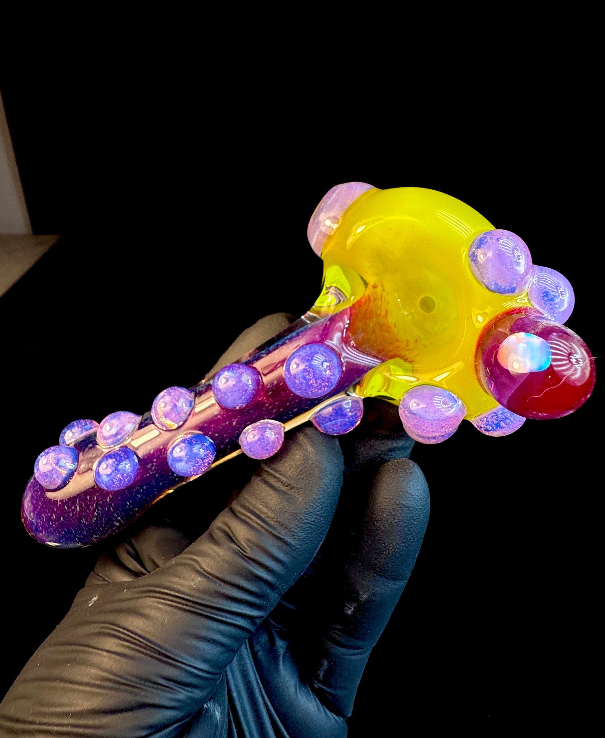 Canary x Midnight magenta opal pipe (Prime)