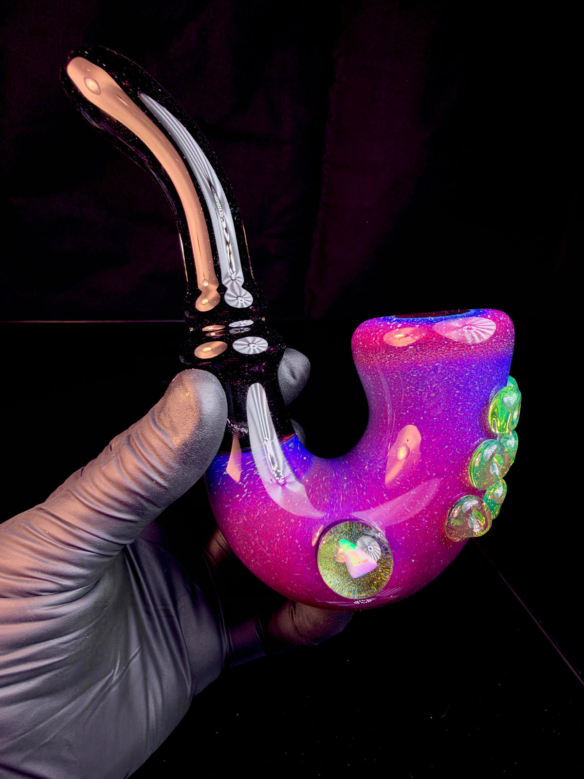 Midnight magenta x Jet black opal Sherlock