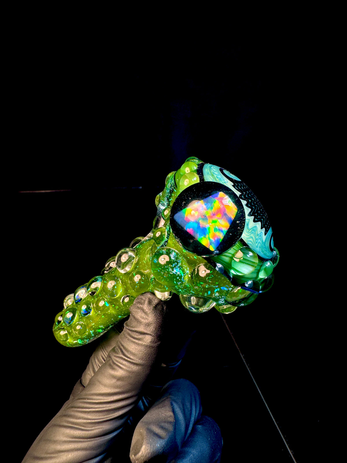 Wigwag opal pipe
