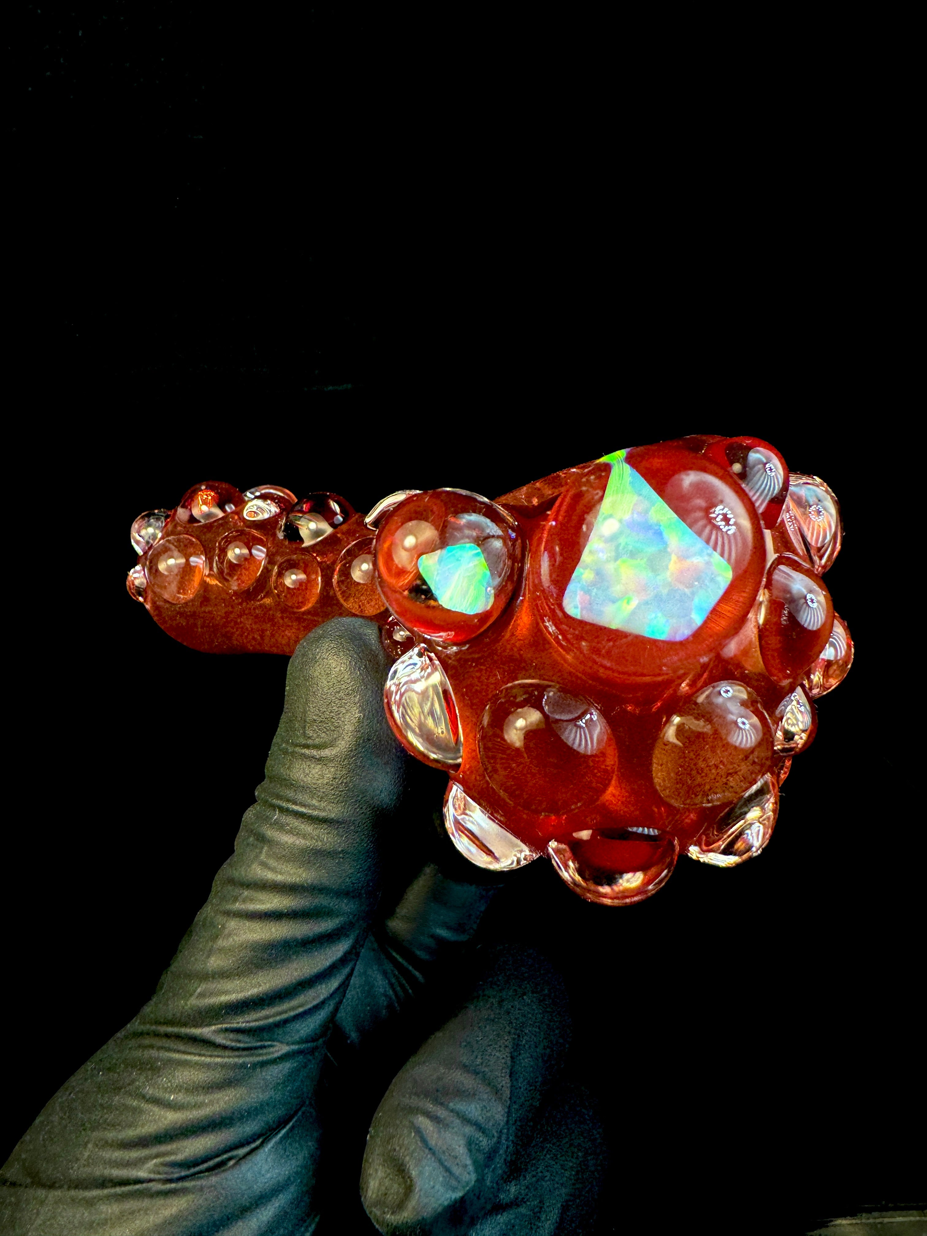 Garnet opal pipe