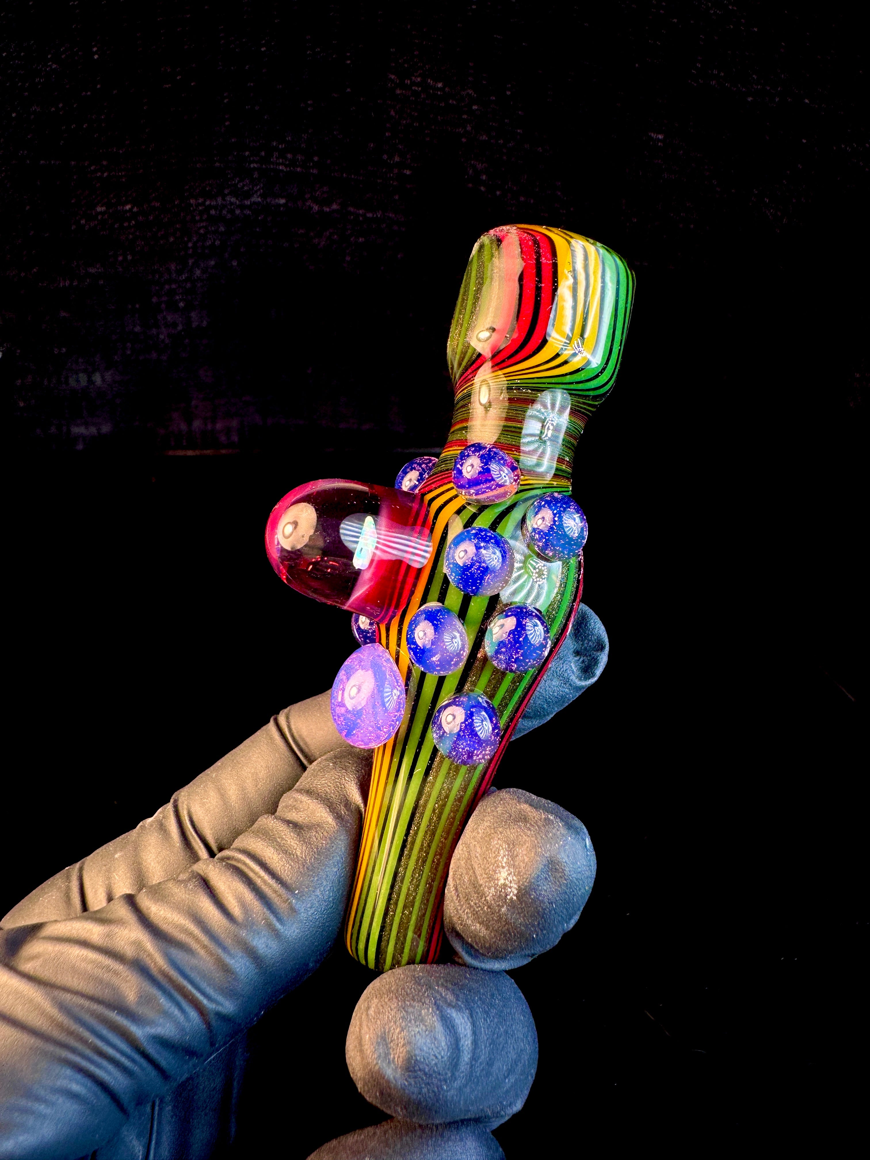 Razzi rasta x Pink slyme opal chillum