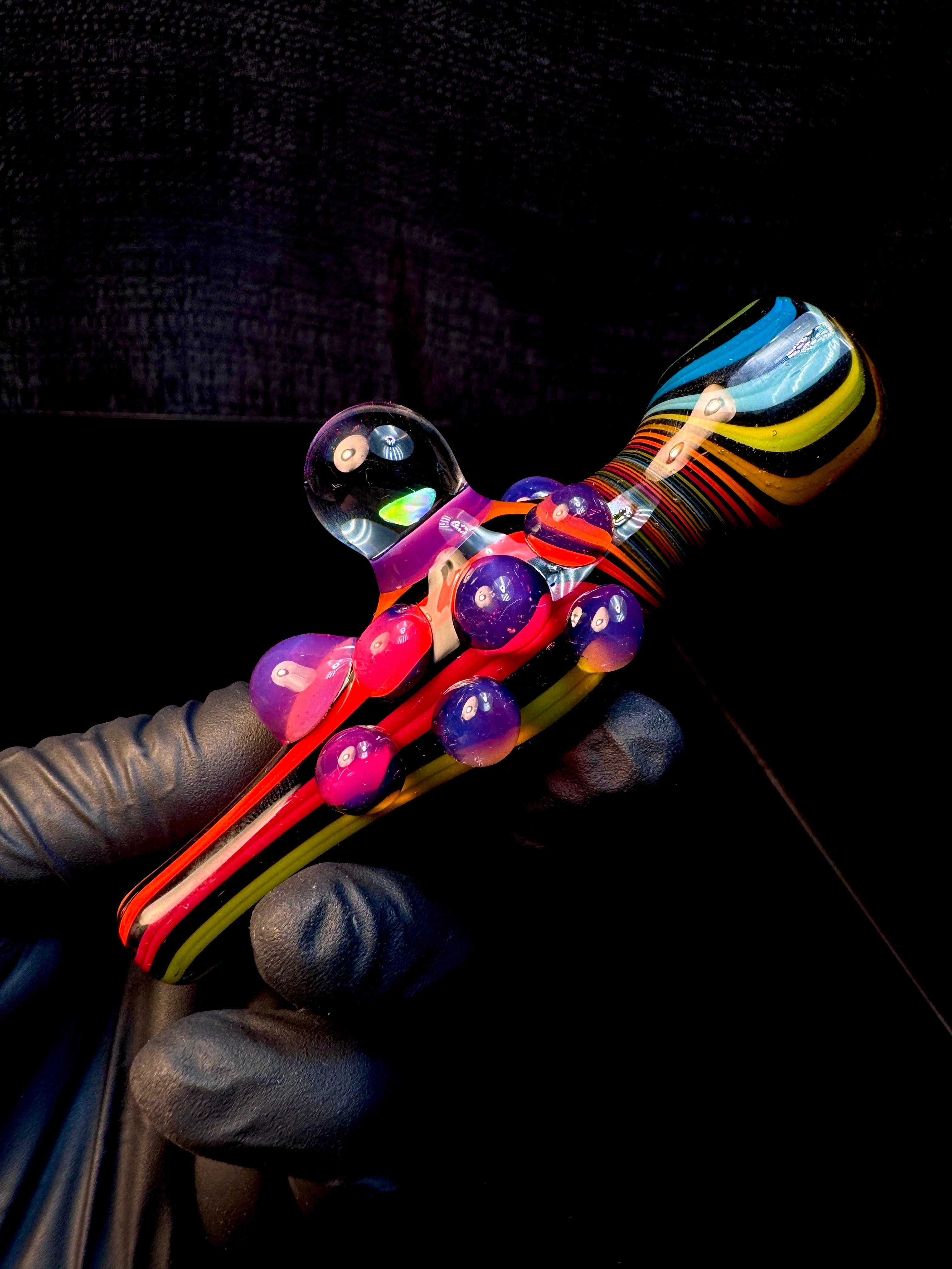 Rainbow opal chillum