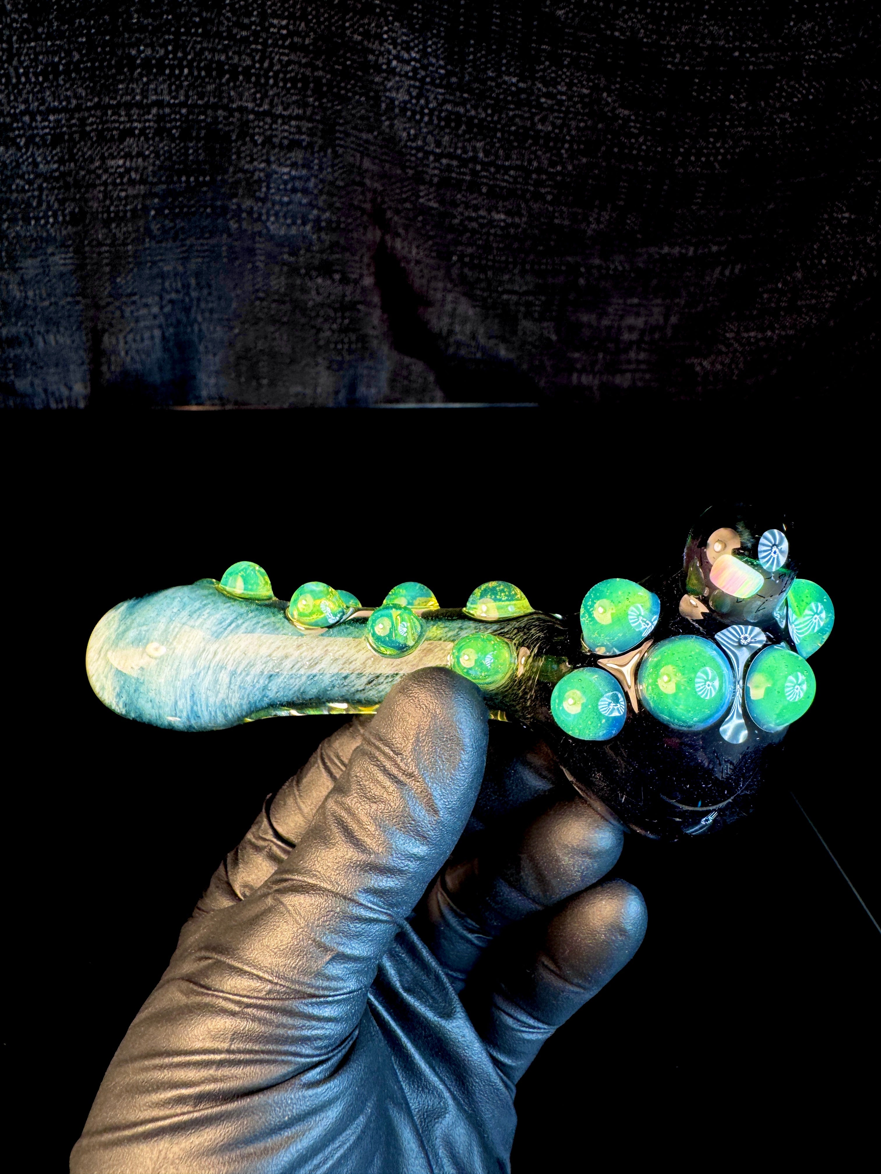 Jet Black x frost (prime) Opal pipe