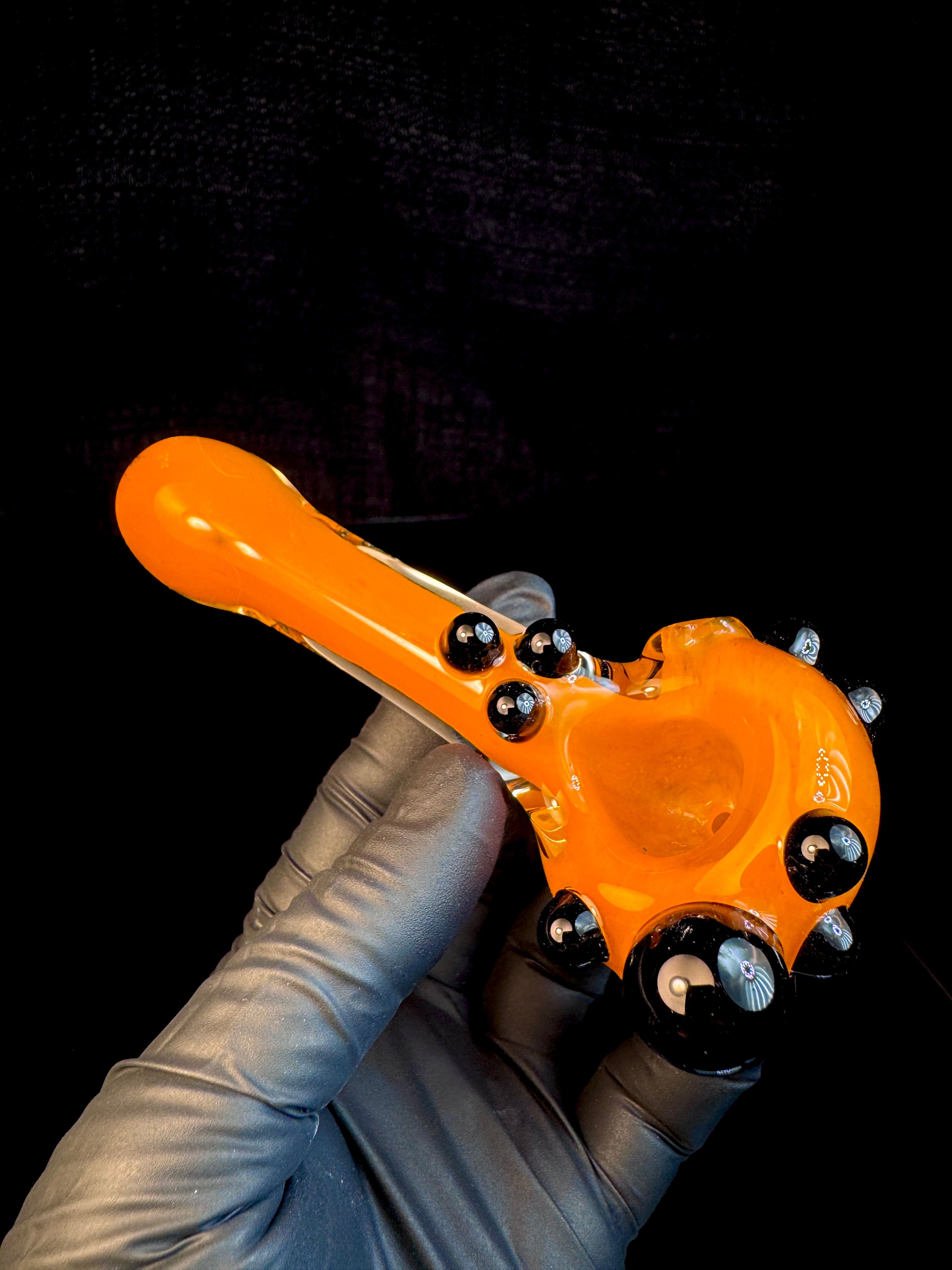 Lava x Jet black premium dot spoon