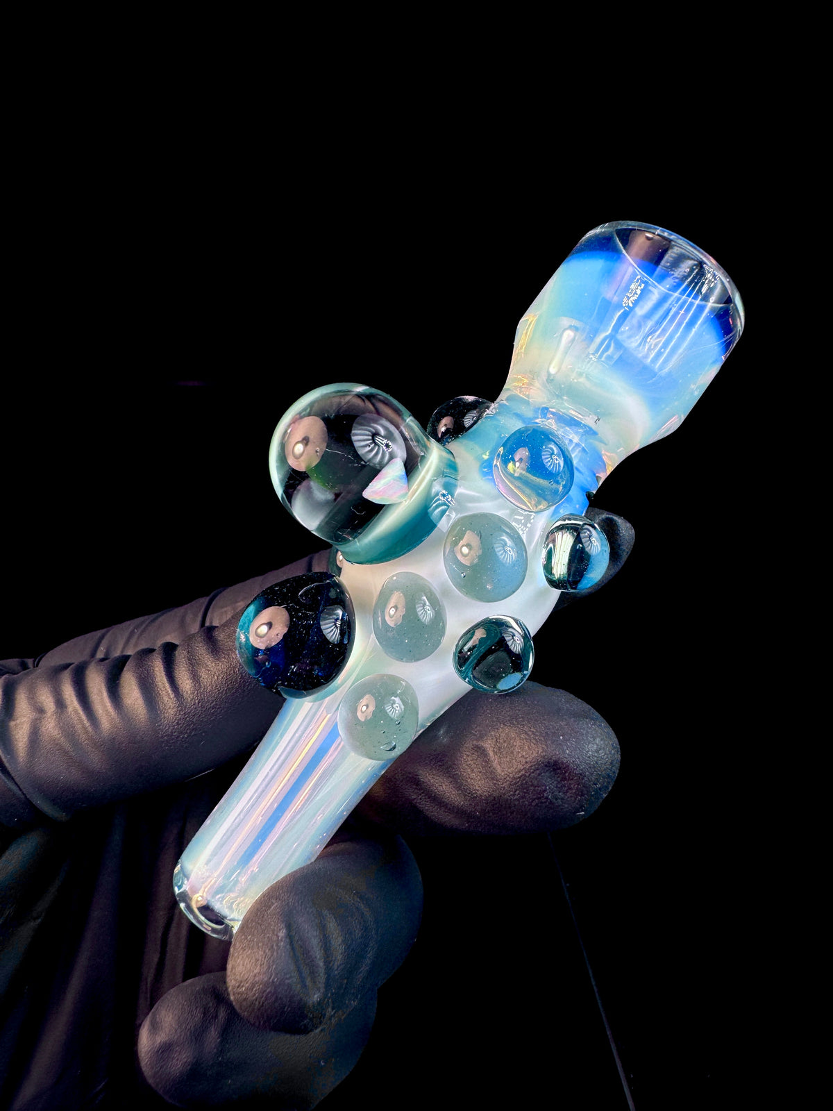 Secret white x rain drop opal chillum