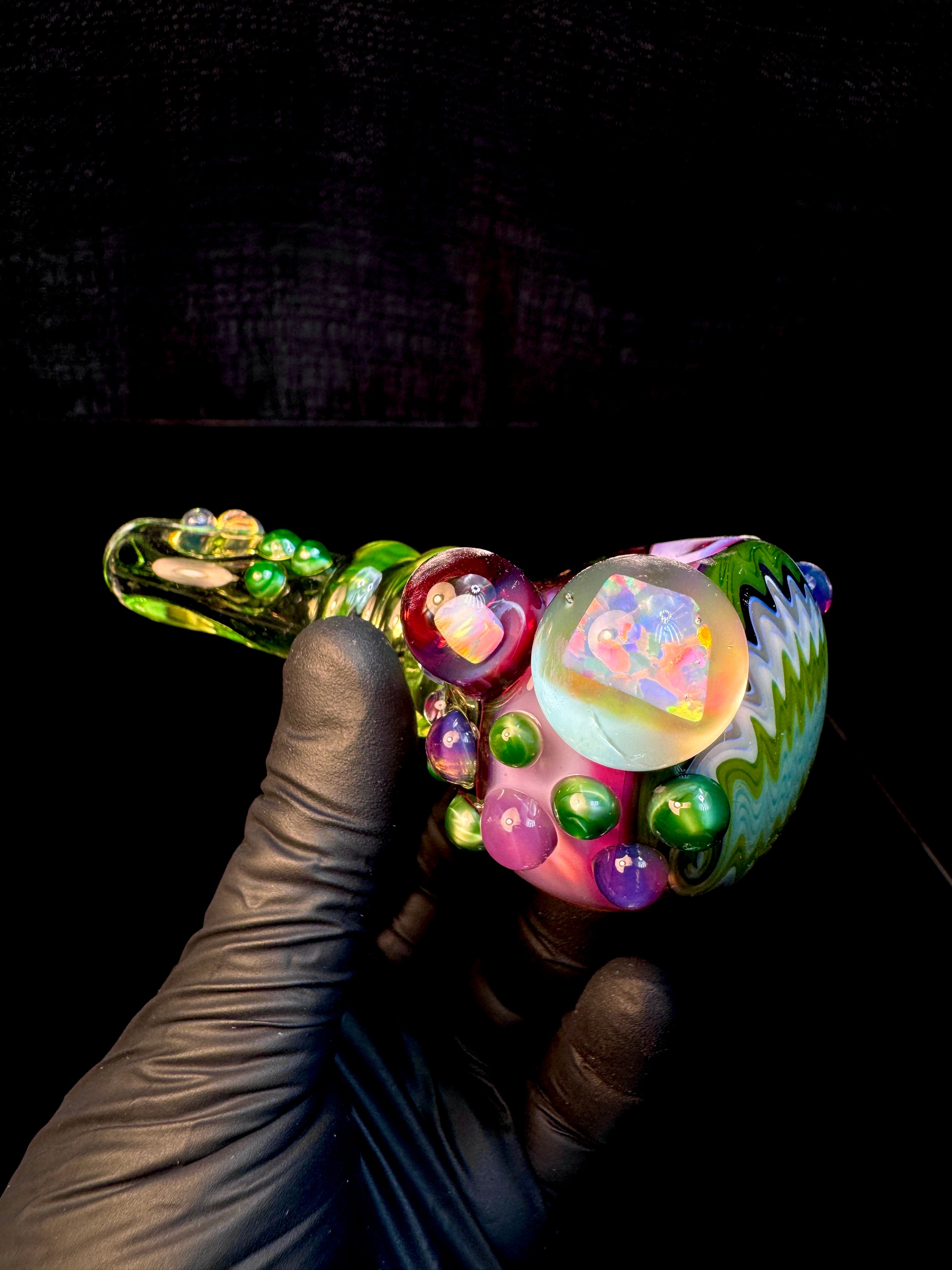 Wigwag opal spoon