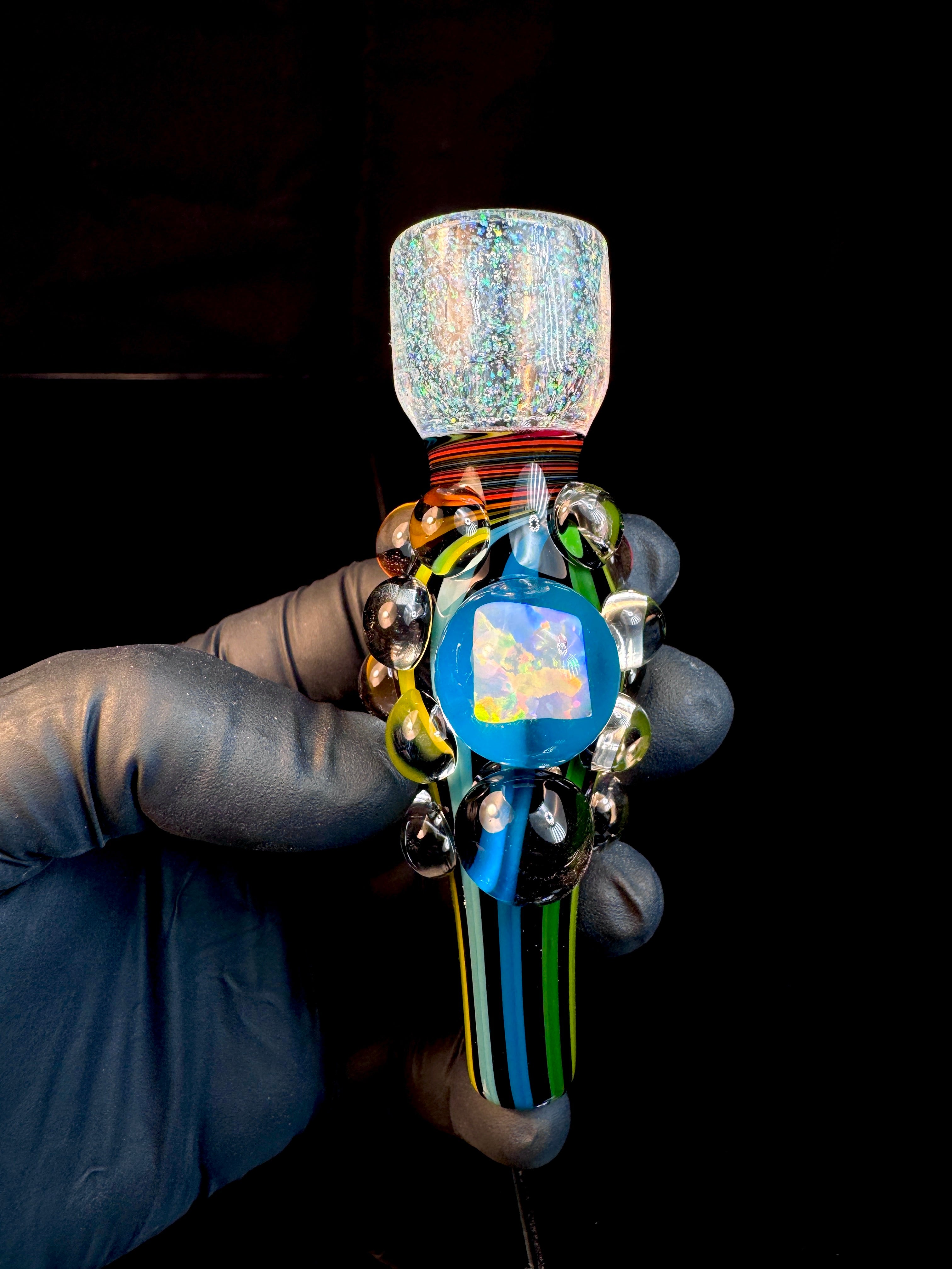 Black Rainbow x Lumenescent Cropal Chillum