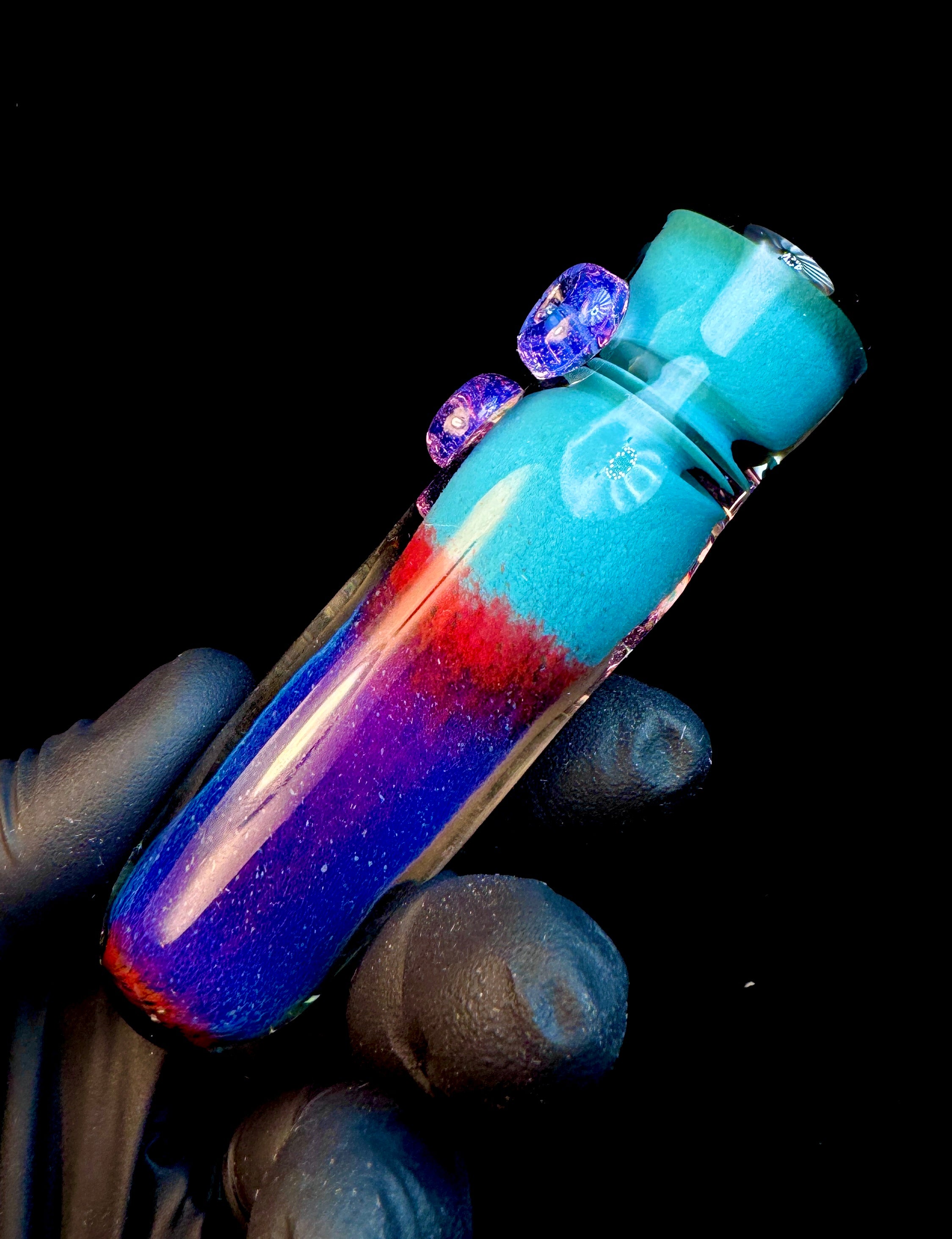 Aqua x midnight magenta Brickhouse opal chillum