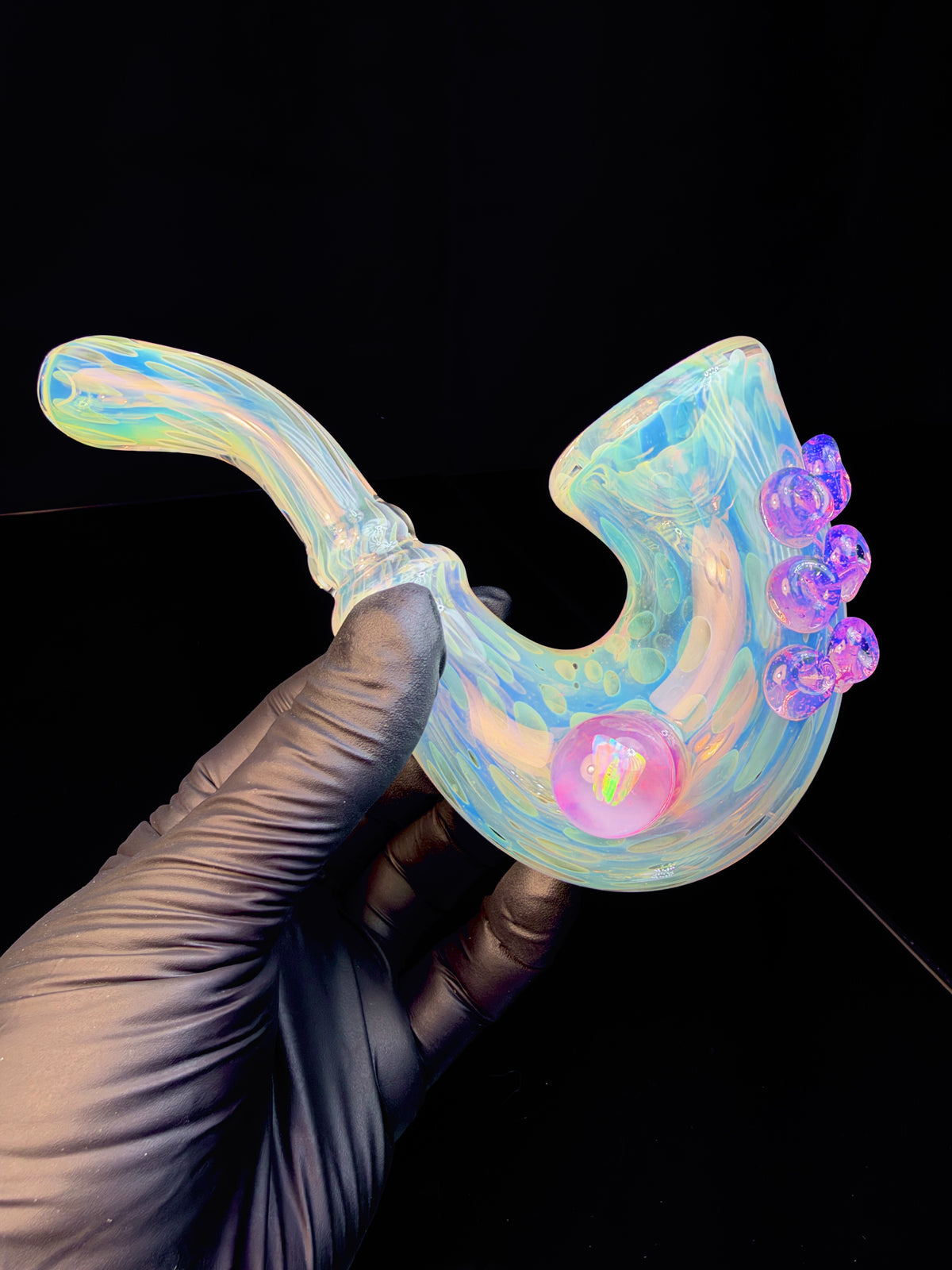 Silver fume x Pink slyme opal sherlock