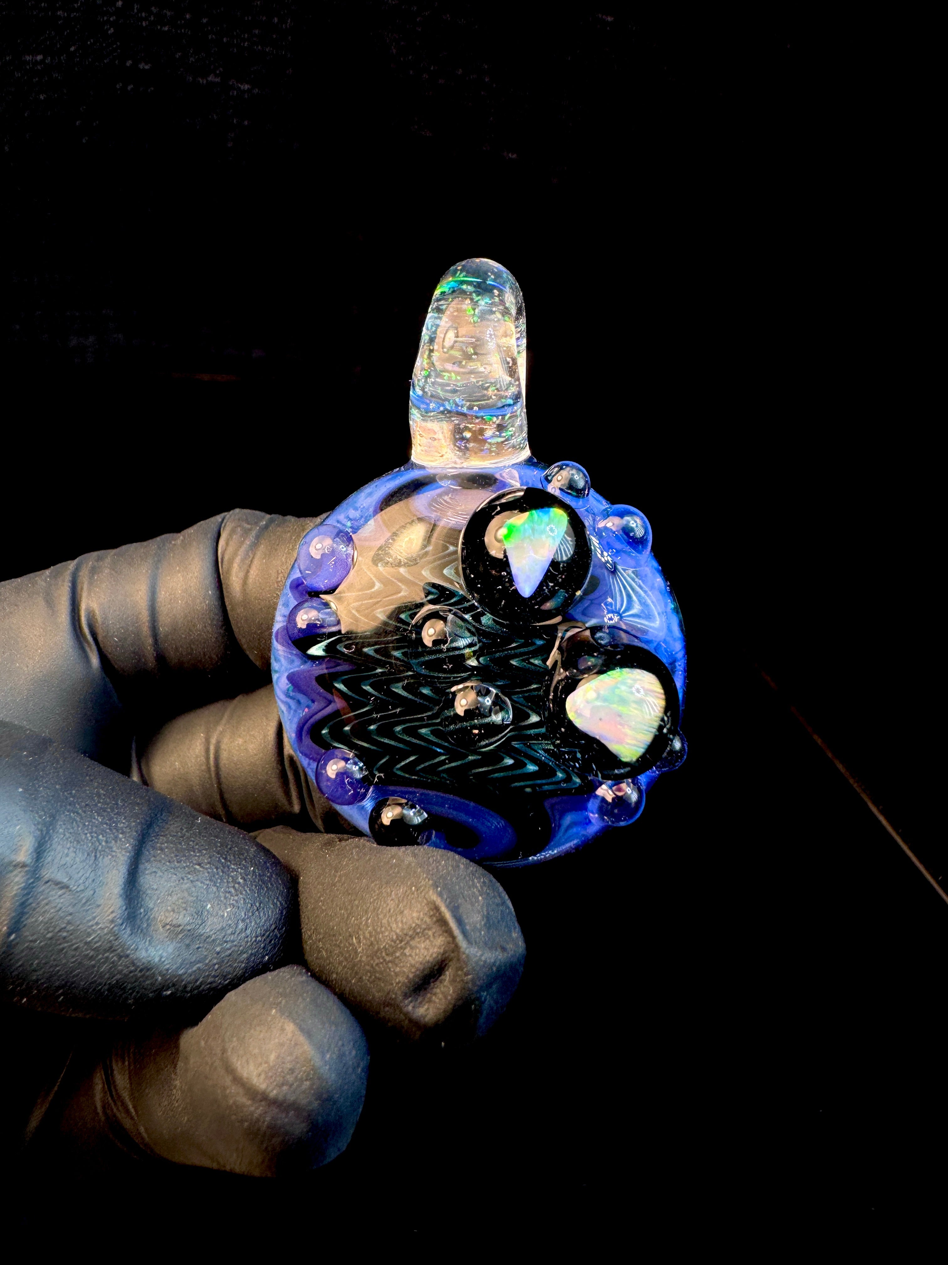 Amber purple pendy (Copy)
