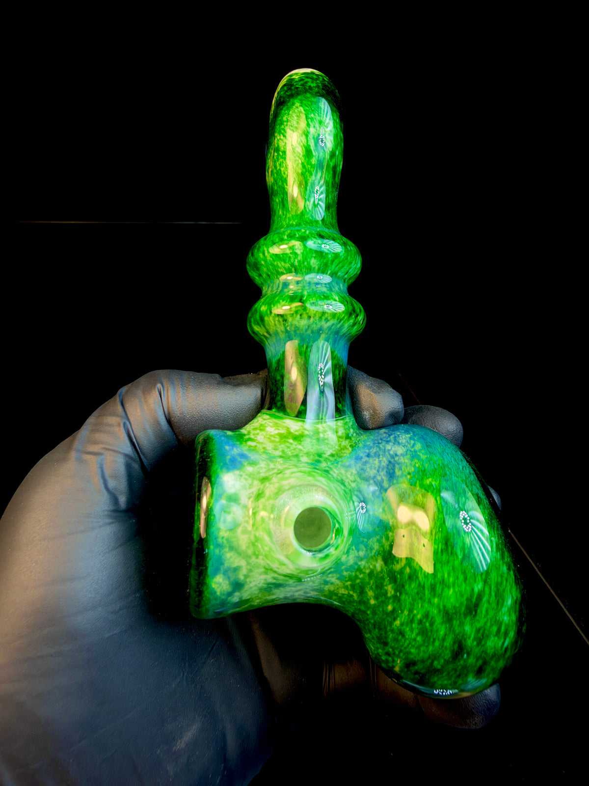 Experimental green opal hammer