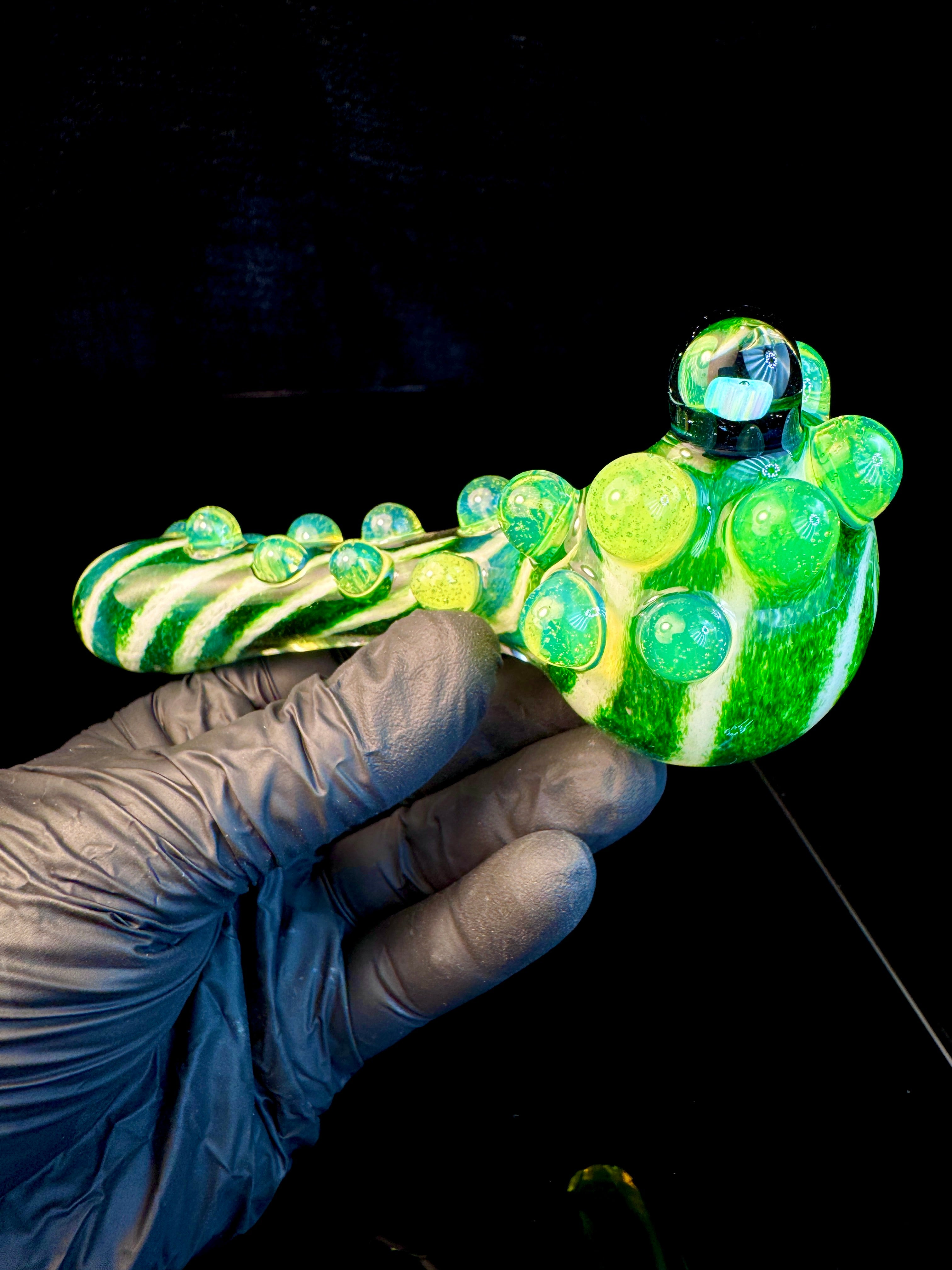 Exp x Star white striped opal pipe