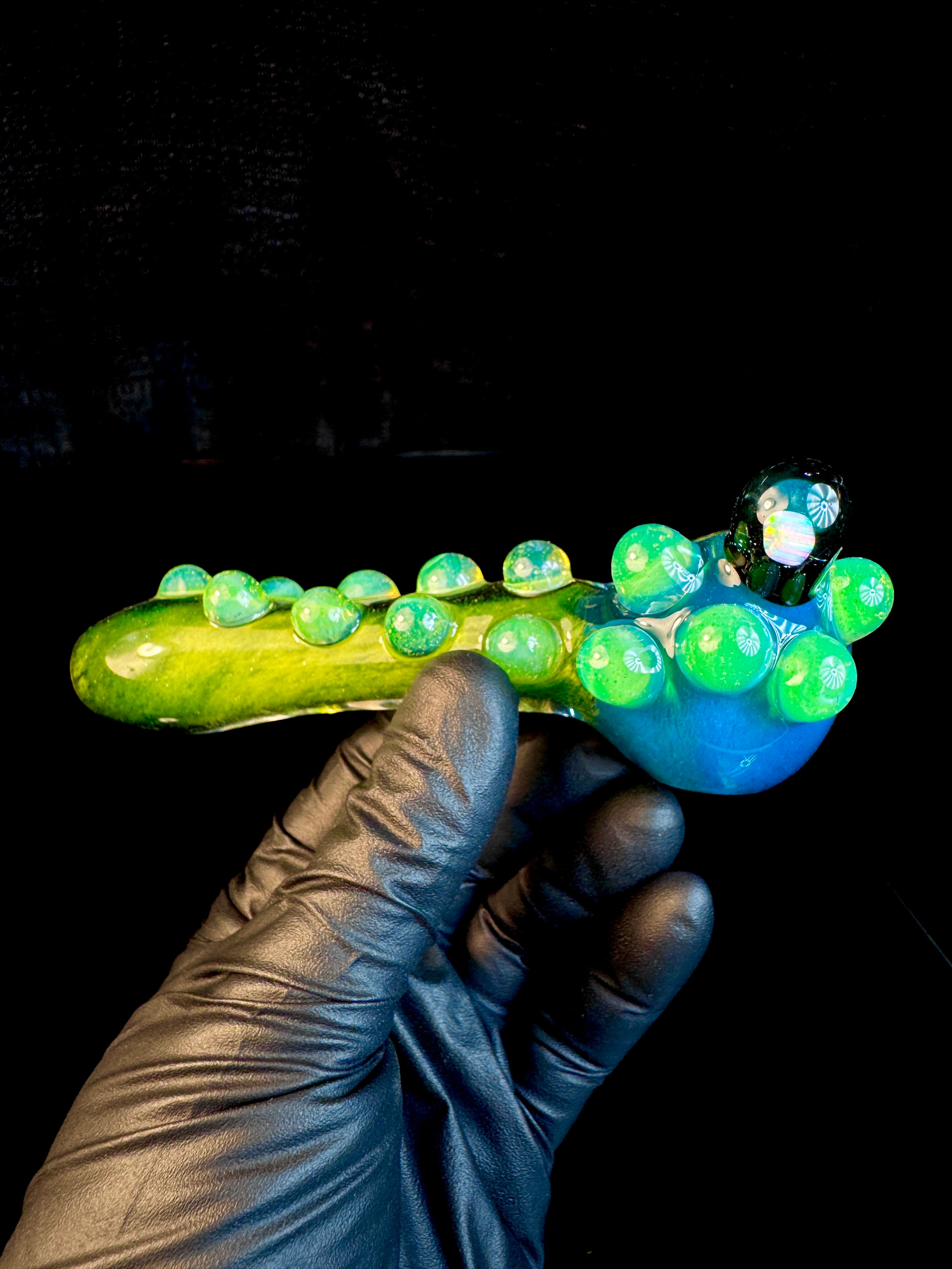 Blue spruce x dandelion opal pipe (Prime)
