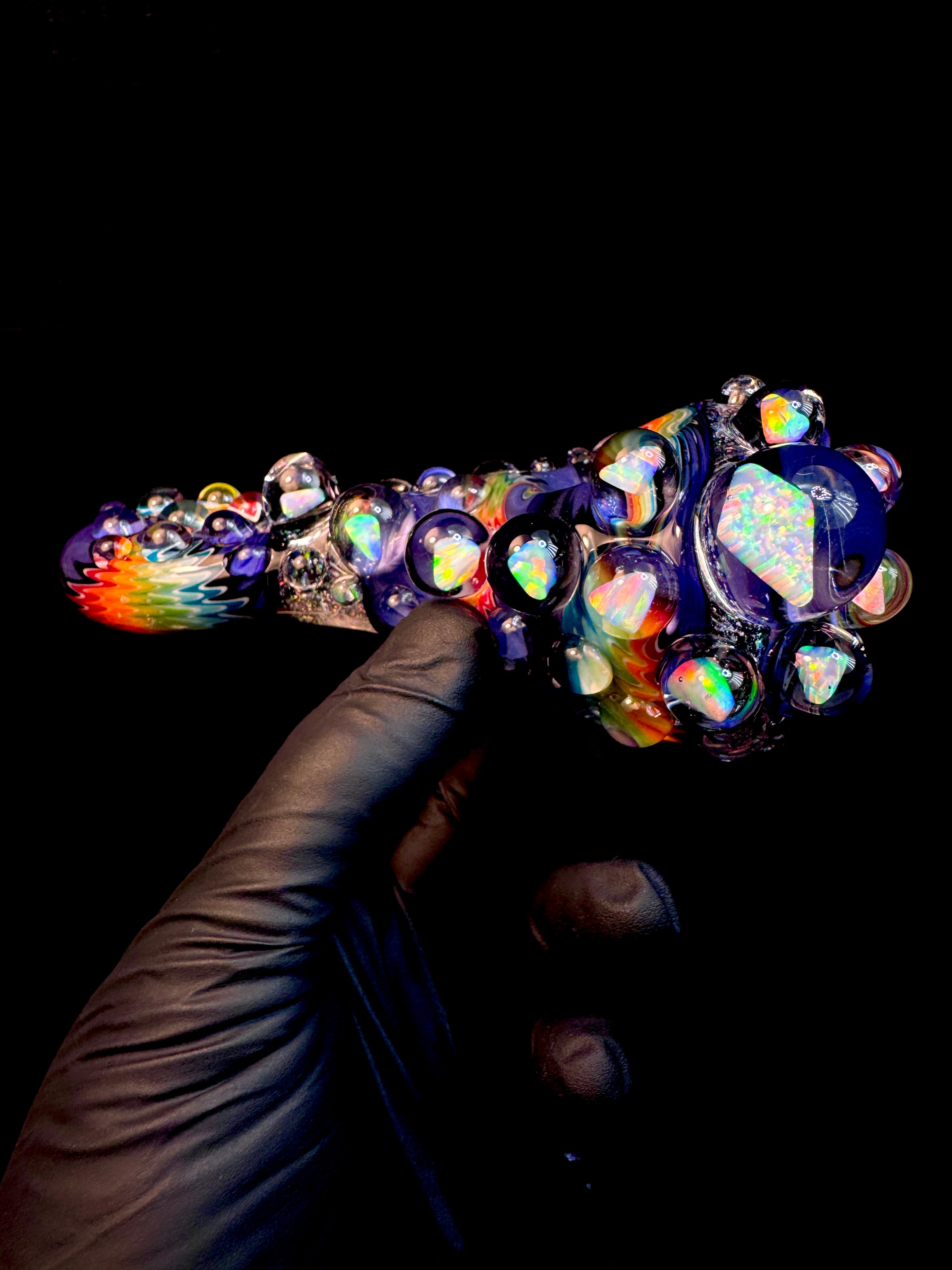 Wigwag opal spoon