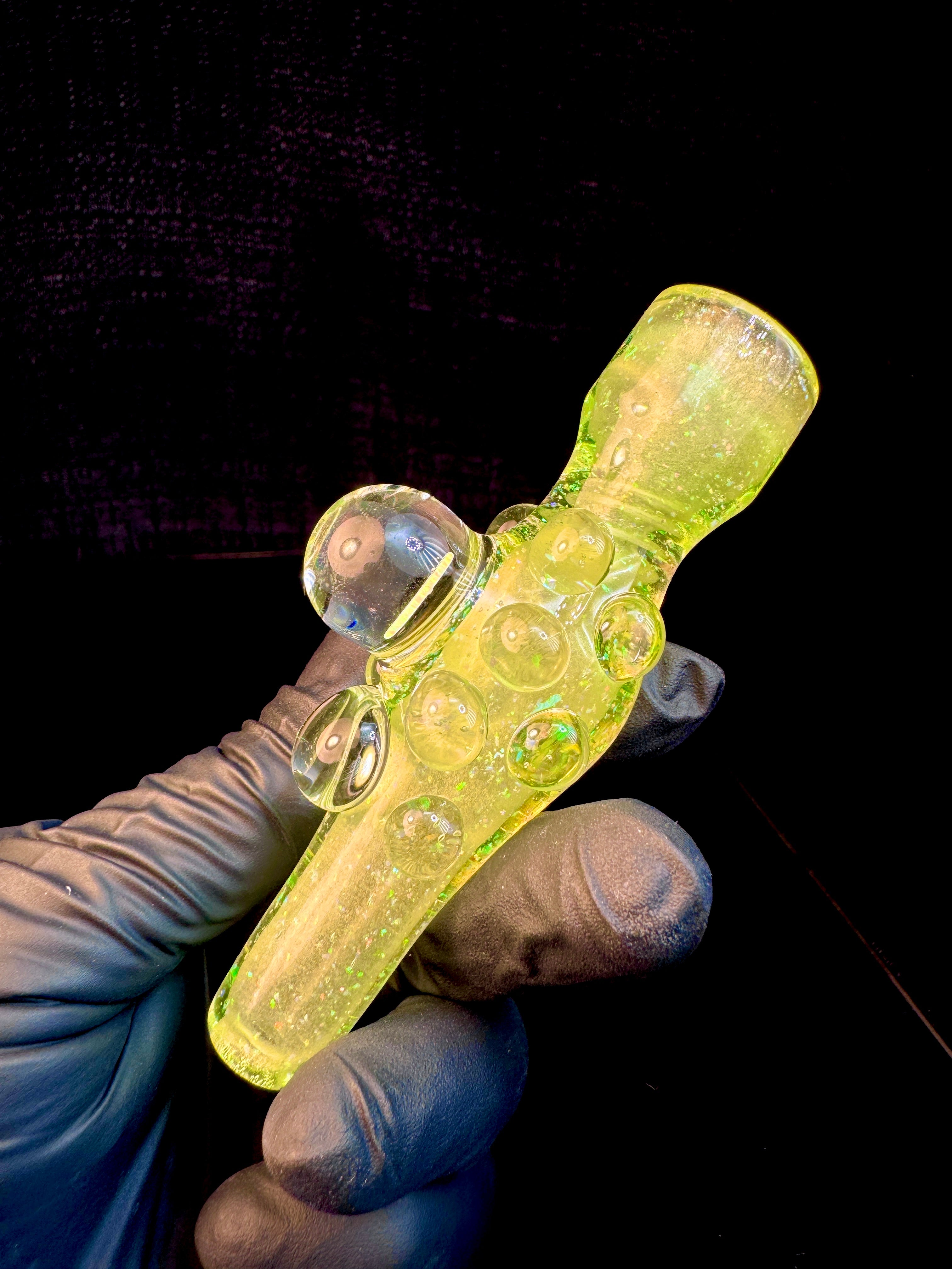 Lime Juice Icy White Satin cropal opal chillum