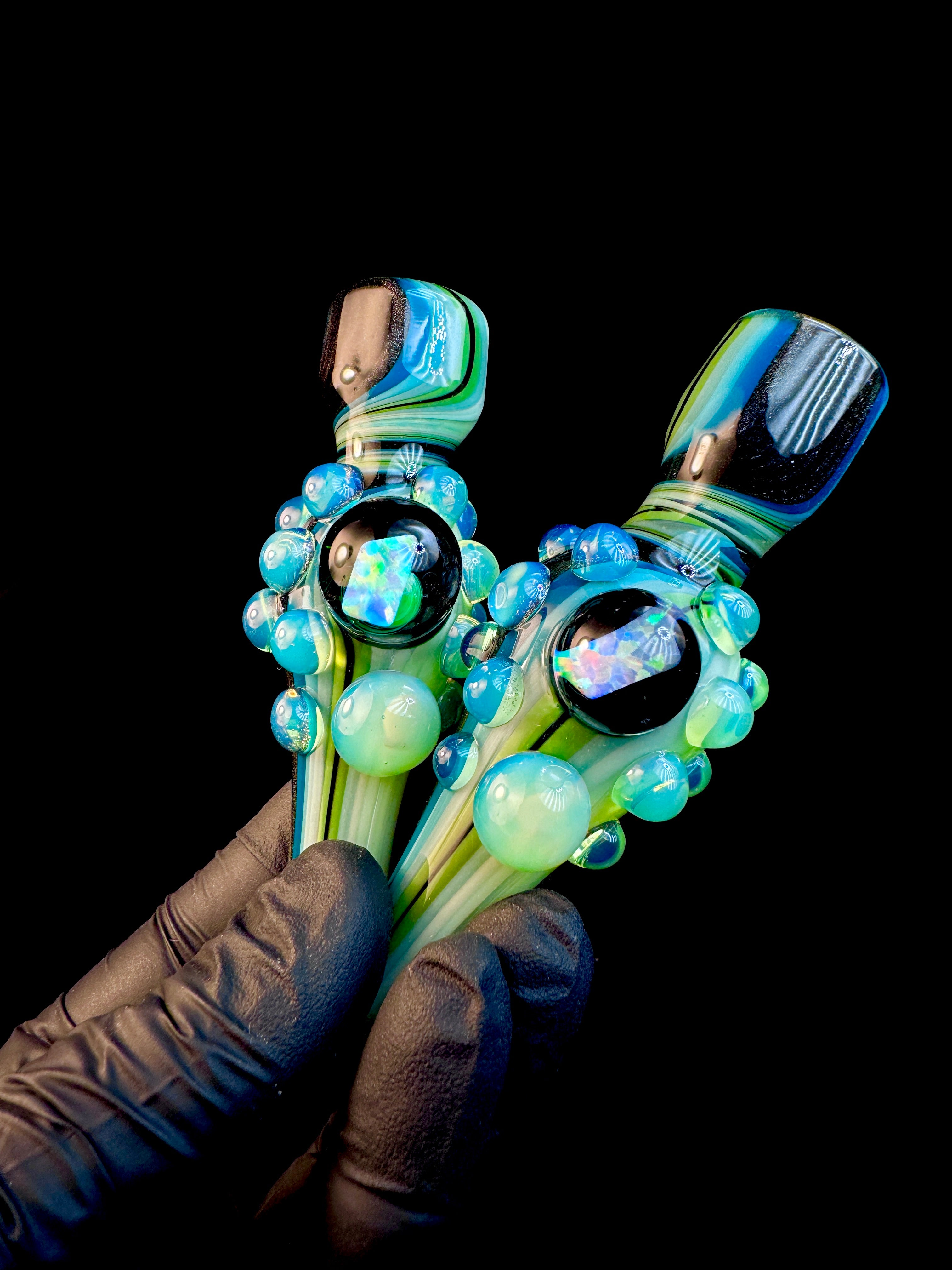 Steely jade fade opal chillum