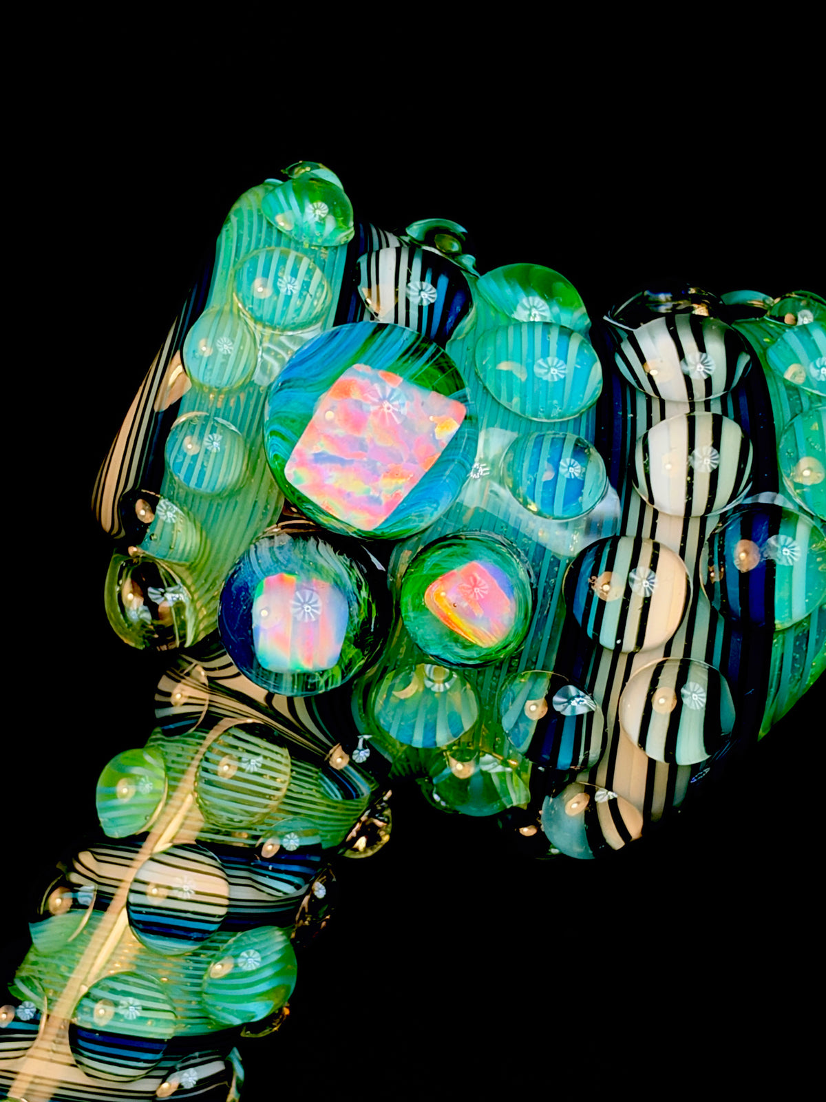 Slyme/Blue Fade 3x opal hammer
