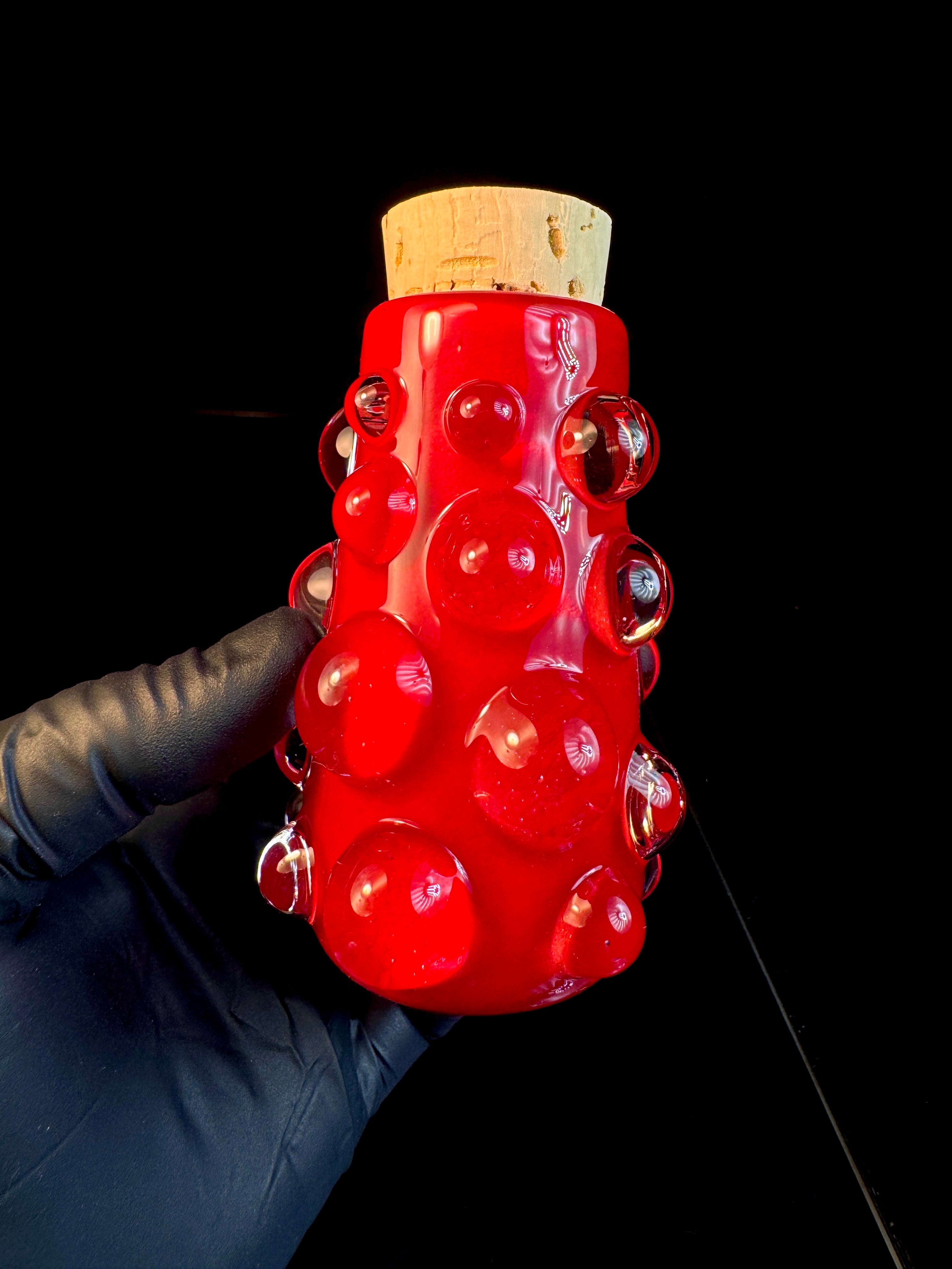 XL Cherry flat bottom nug Jar