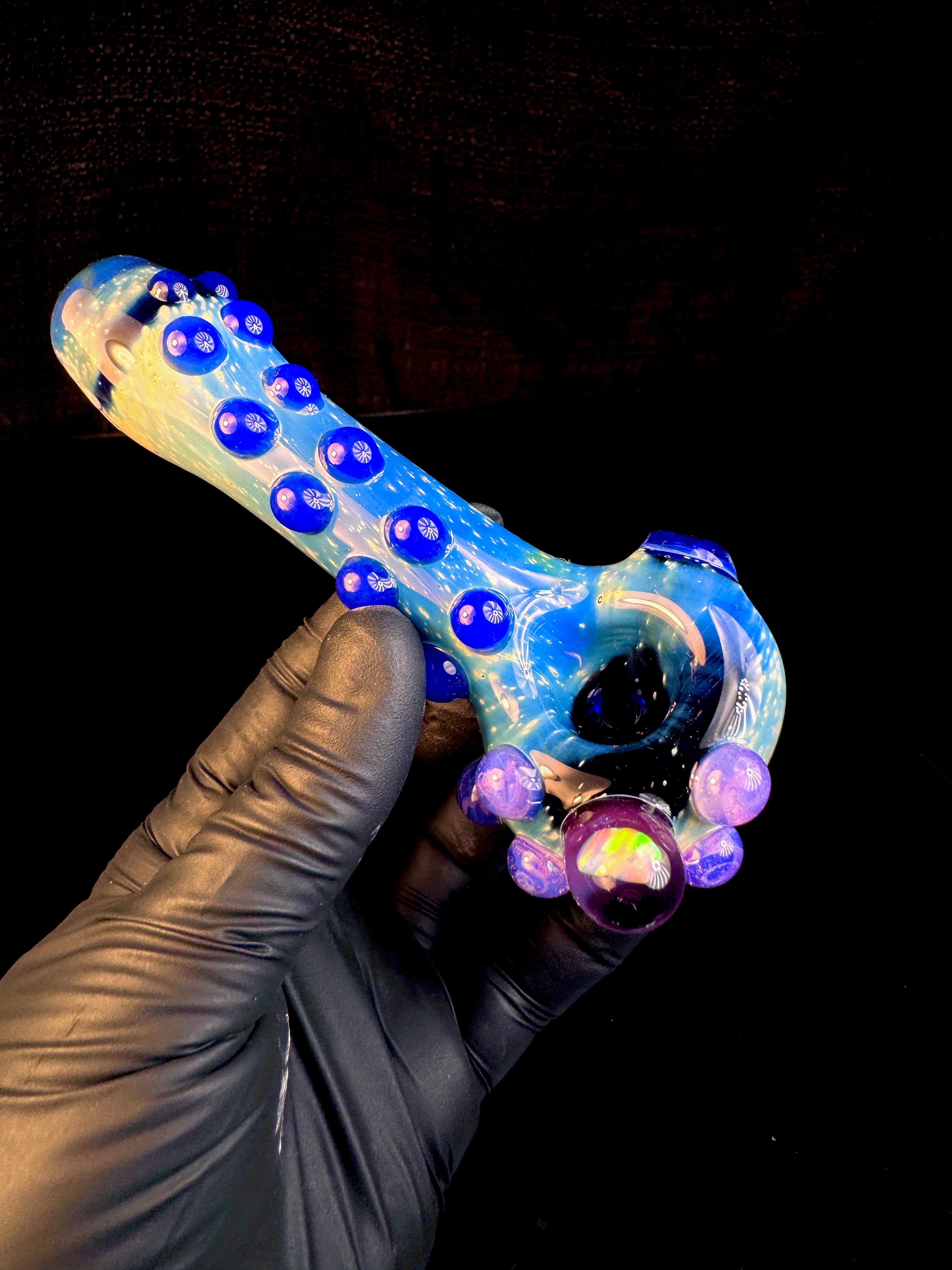 Pink slyme x Blue cheese x Starry night opal pipe