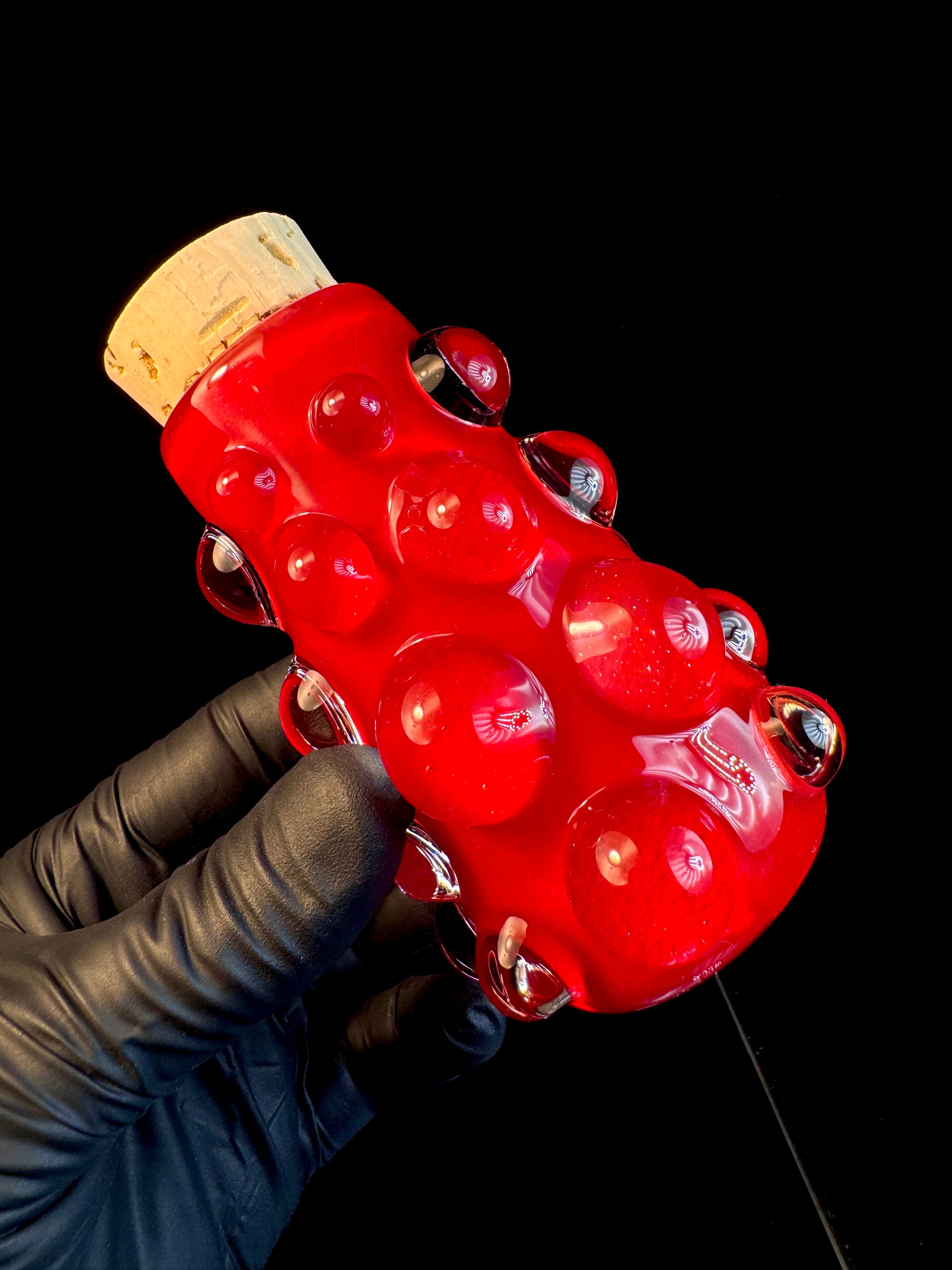 XL Cherry flat bottom nug Jar