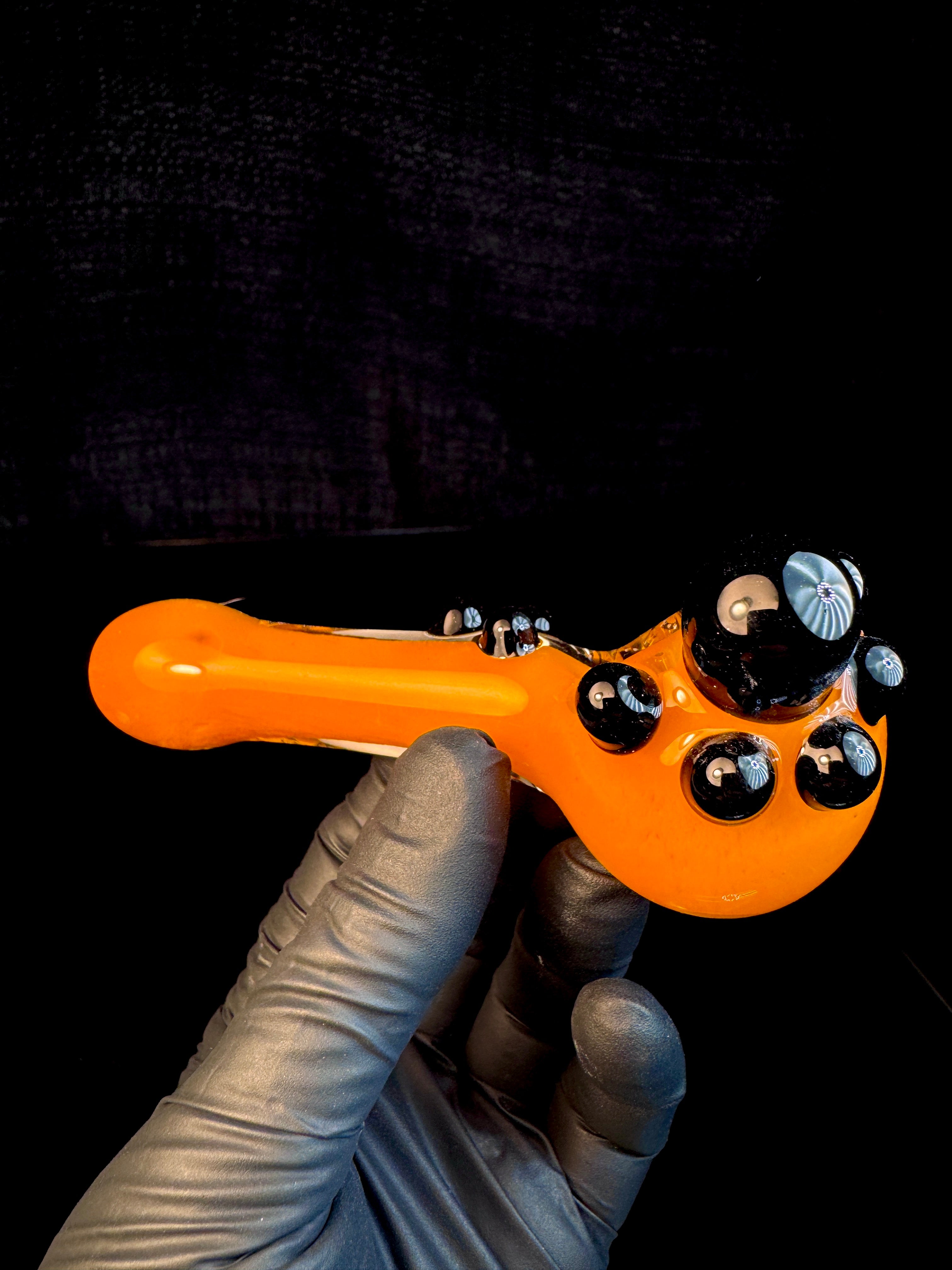 Lava x Jet black premium dot spoon