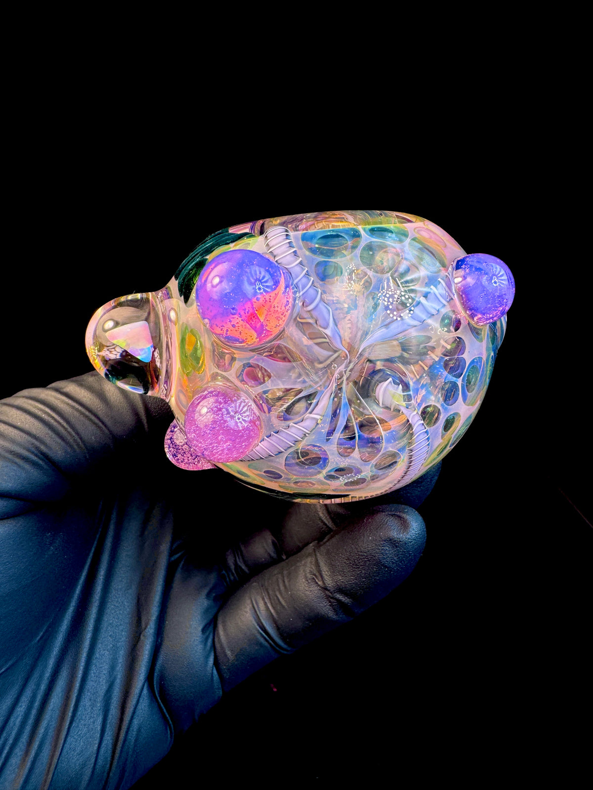 Gold fume x Pink slyme Premo Fume Cane Spoon