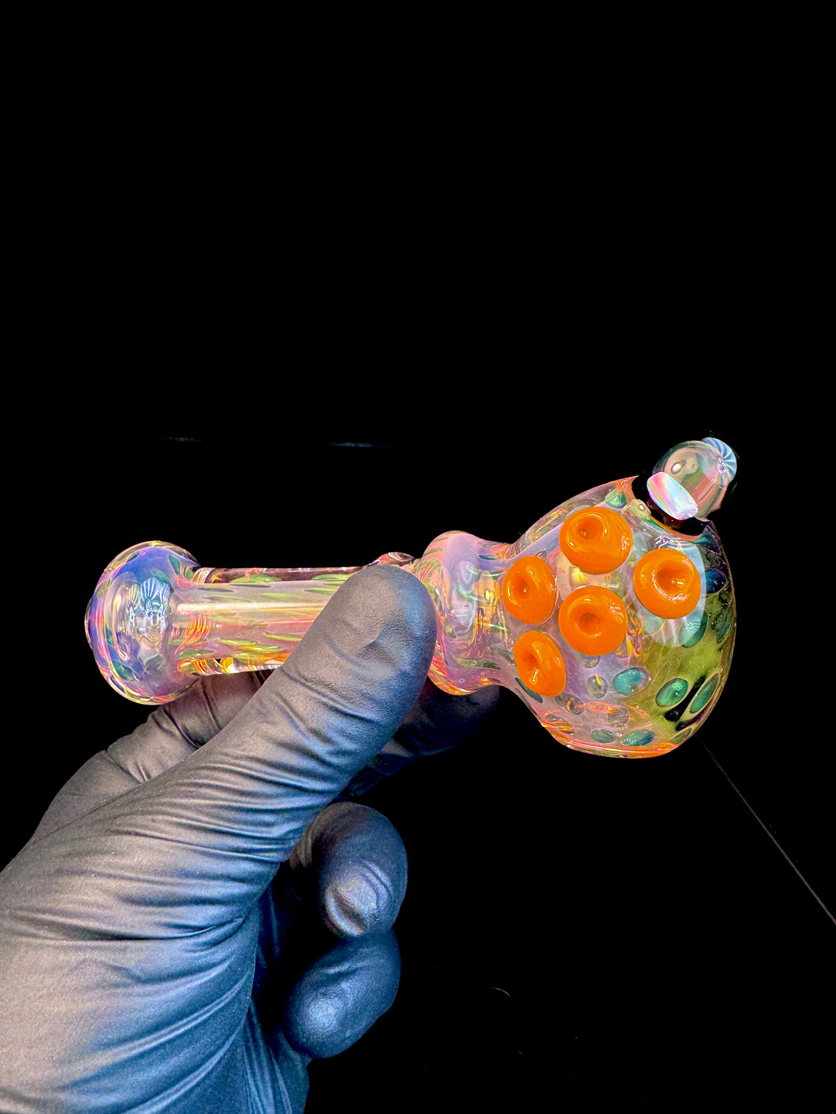 Gold Fume x Lava opal spoon