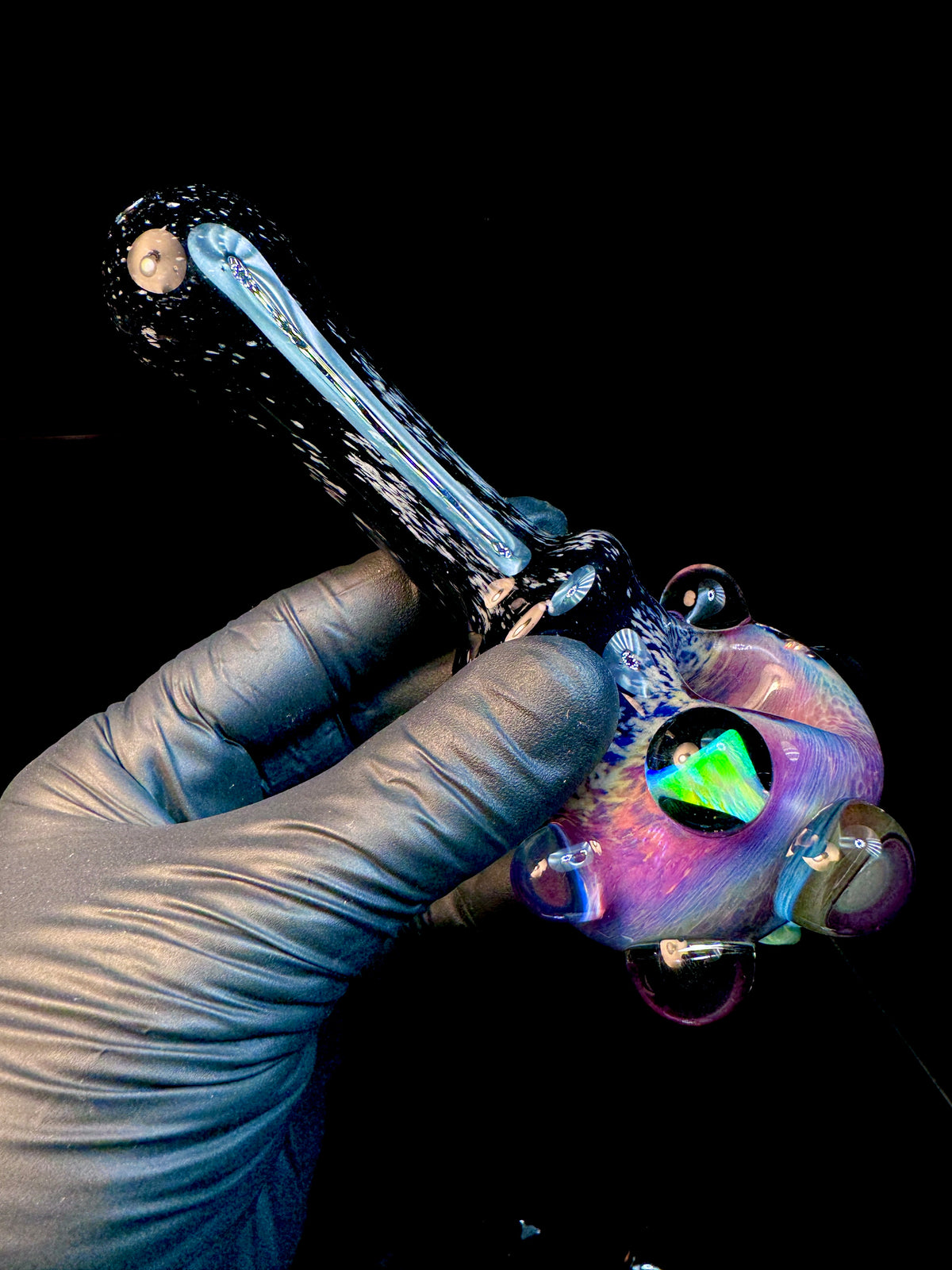 Fripidy x Jet black opal eyeball monster