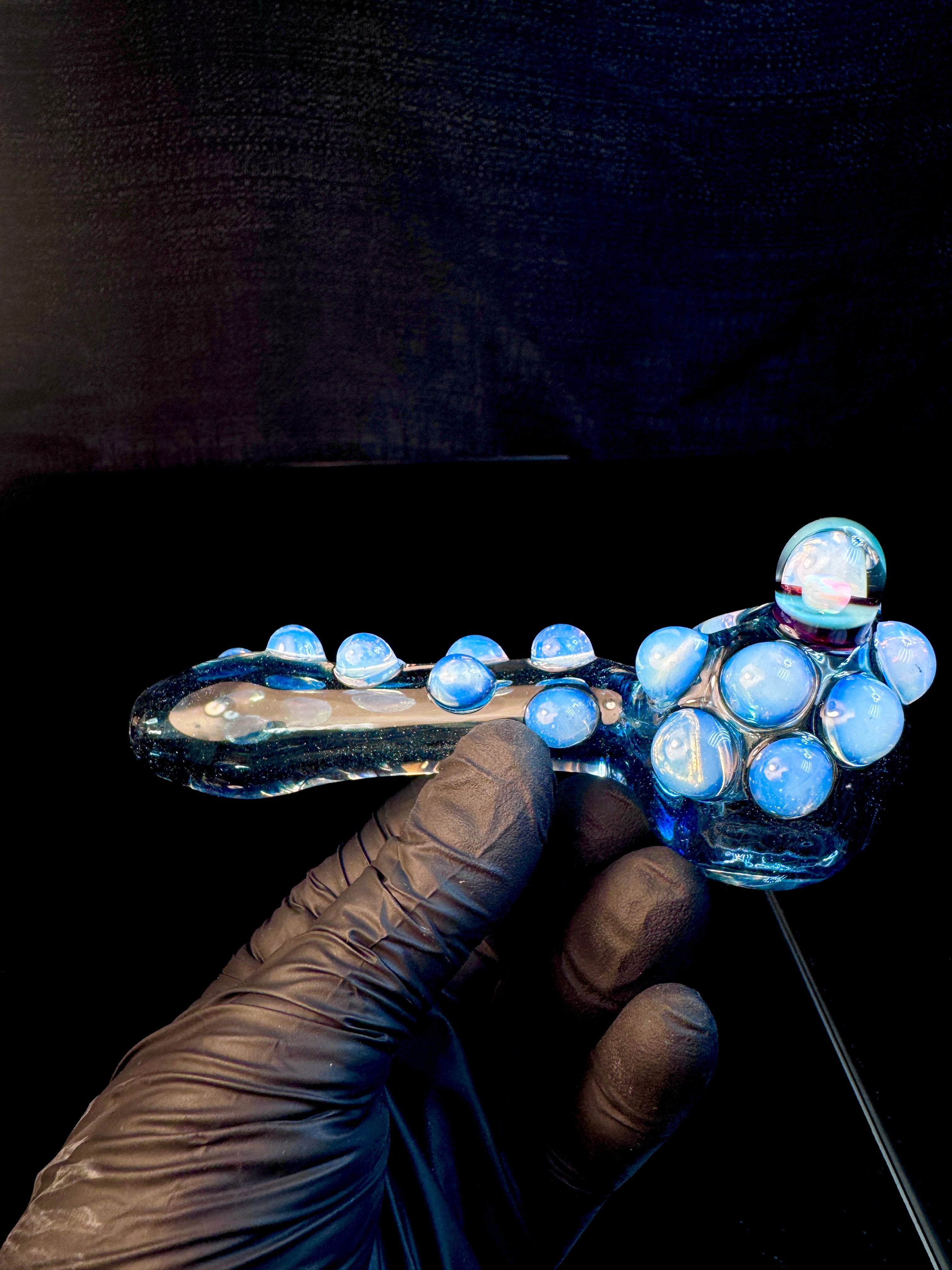 Blue stardust x secret white Opal pipe
