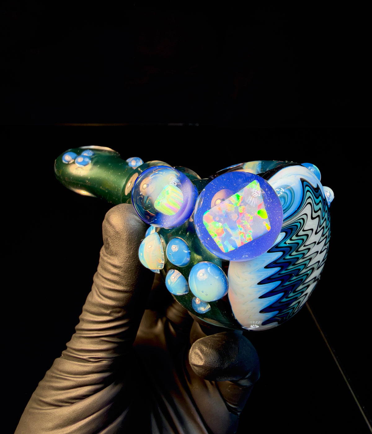 Wigwag opal pipe