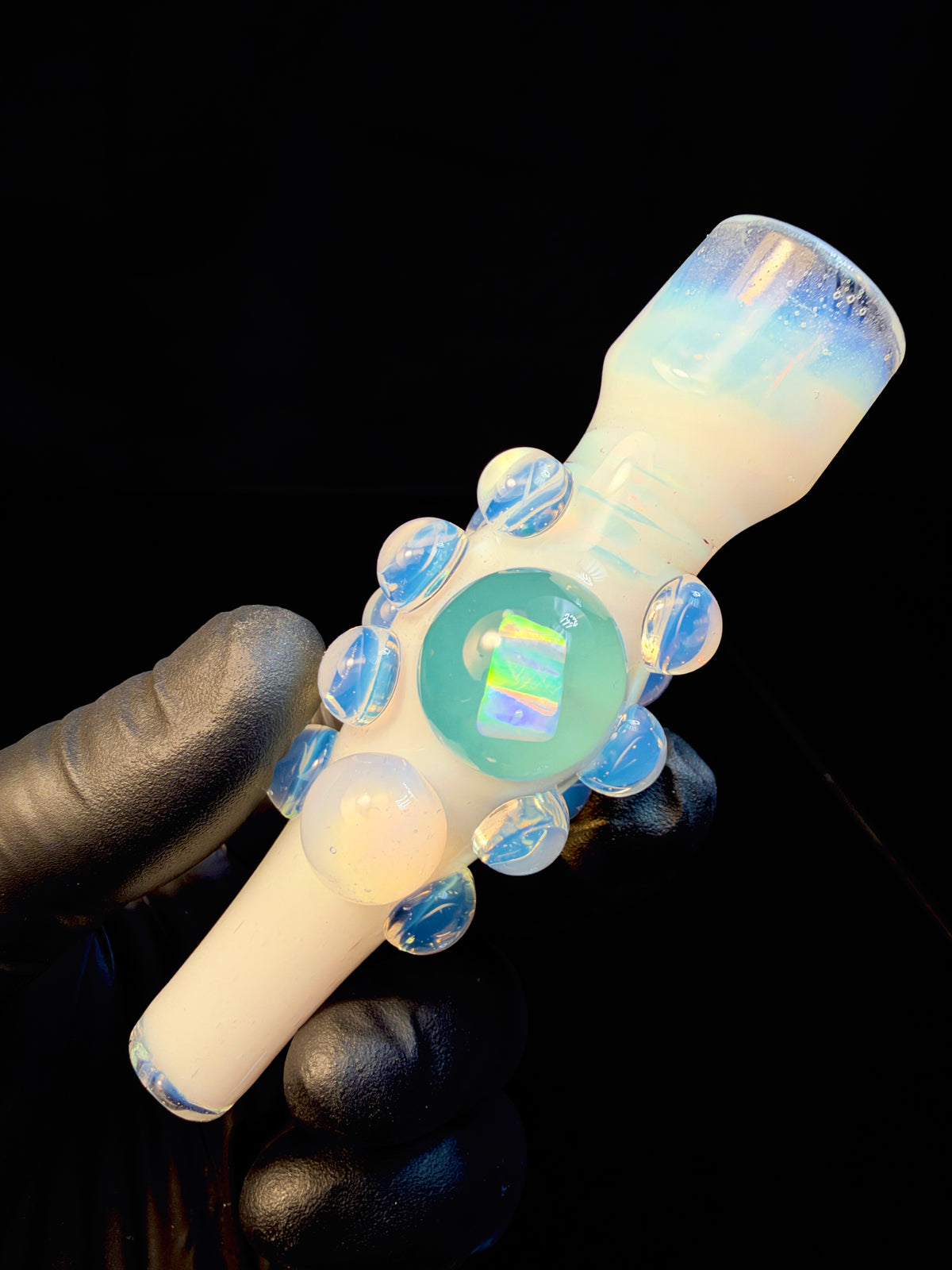 Ghost x Secret white opal chillum